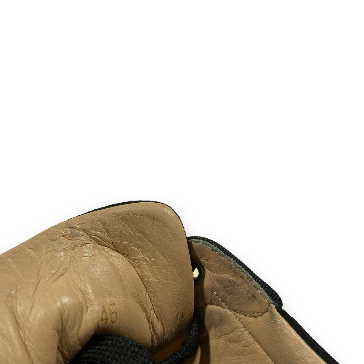 CHRISTIAN LOUBOUTIN SUEDE LOW TOP SNEAKERS BLACK UK11