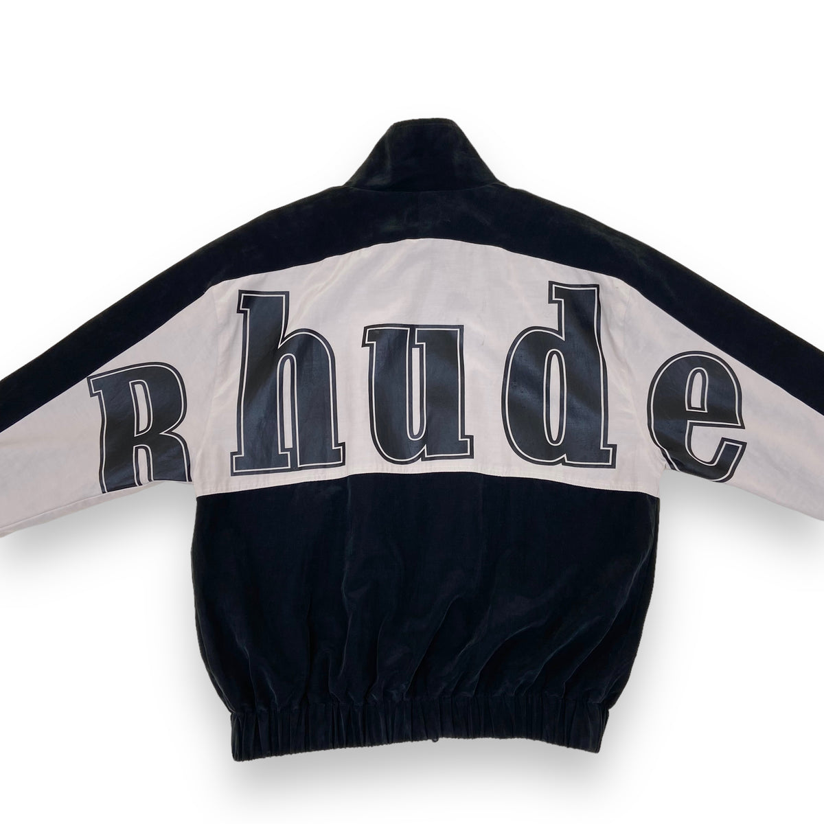 RHUDE VINTAGE LOGO WINDBREAKER BLACK XS