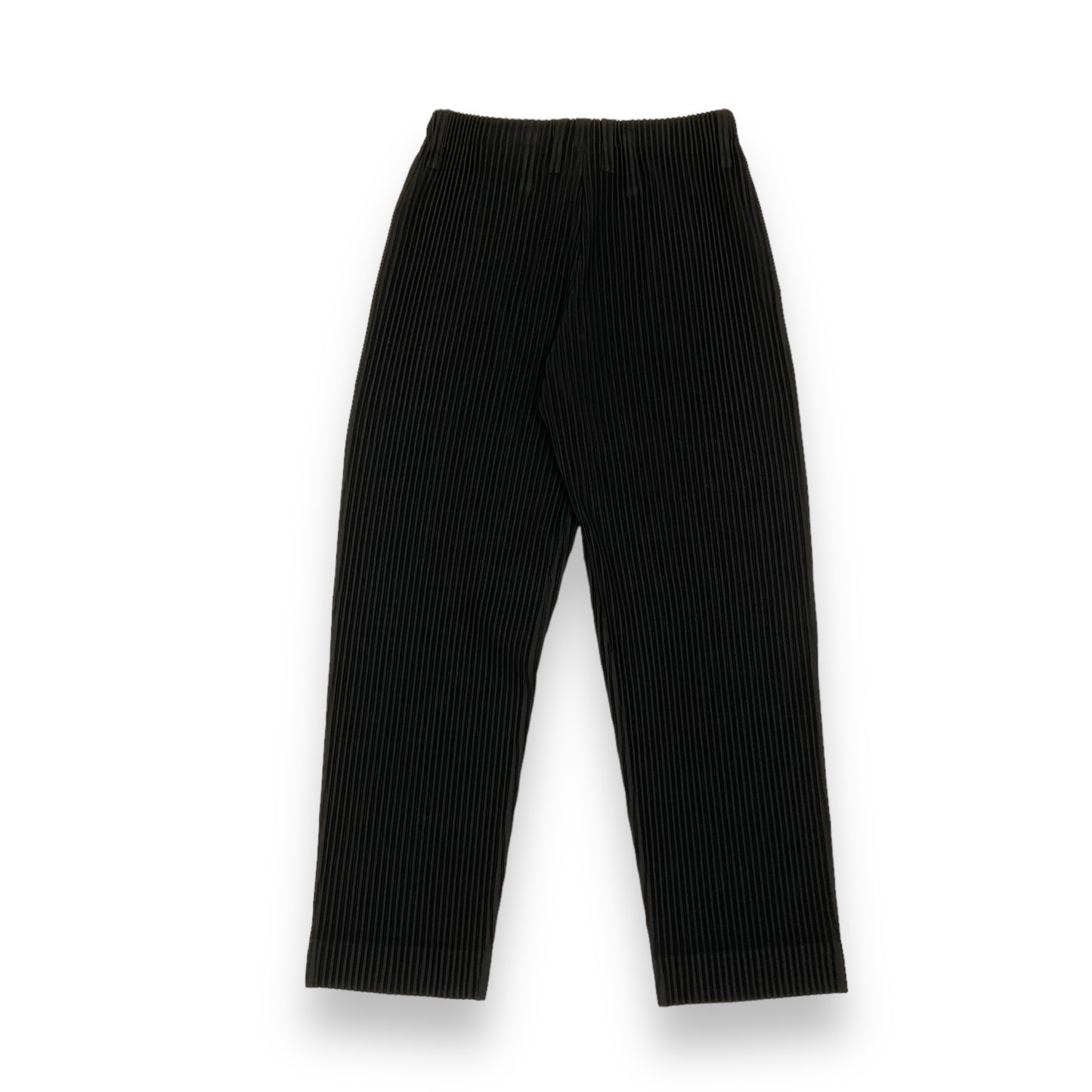 HOMME PLISSÉ ISSEY MIYAKE PLEATED TROUSERS BLACK S
