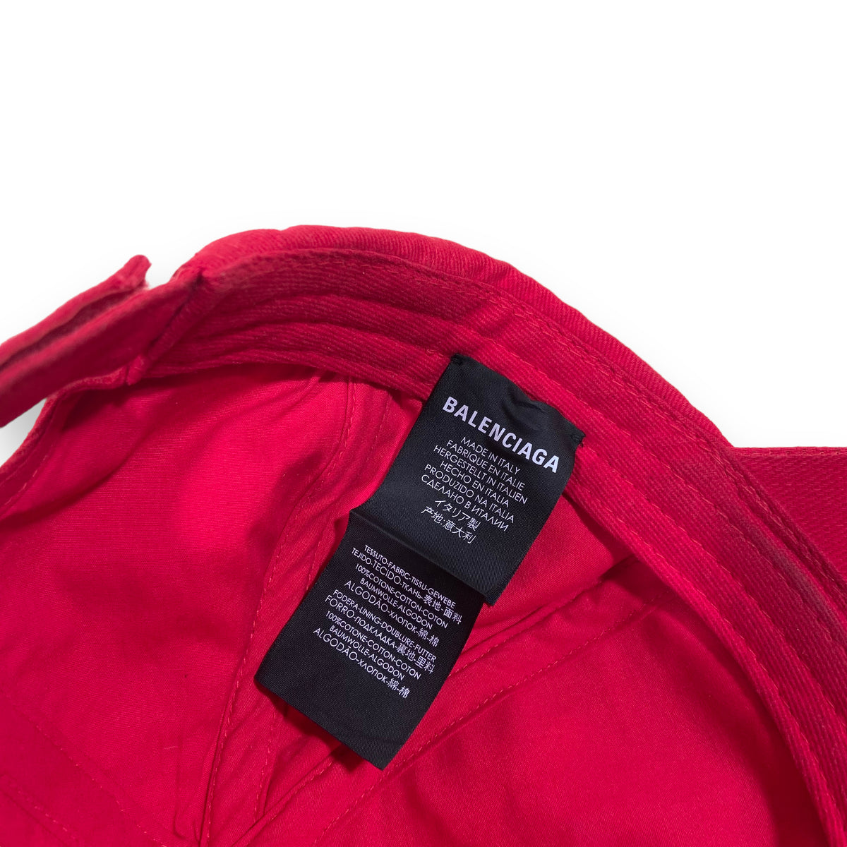 BALENCIAGA CAP RED