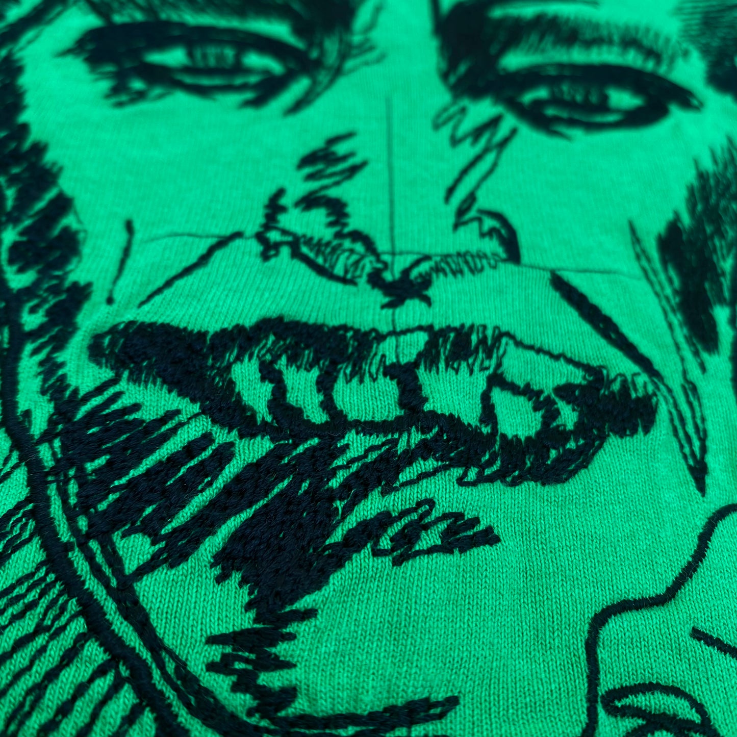 OFF-WHITE LONG SLEEVE T-SHIRT GREEN S