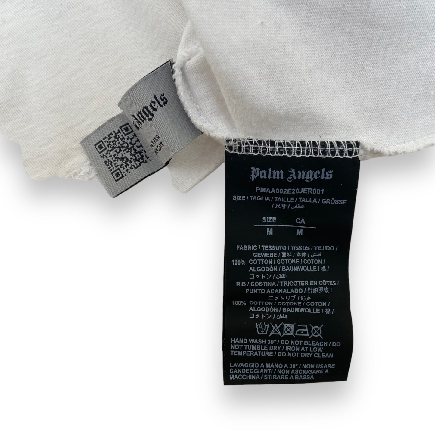 PALM ANGELS T-SHIRT WHITE M