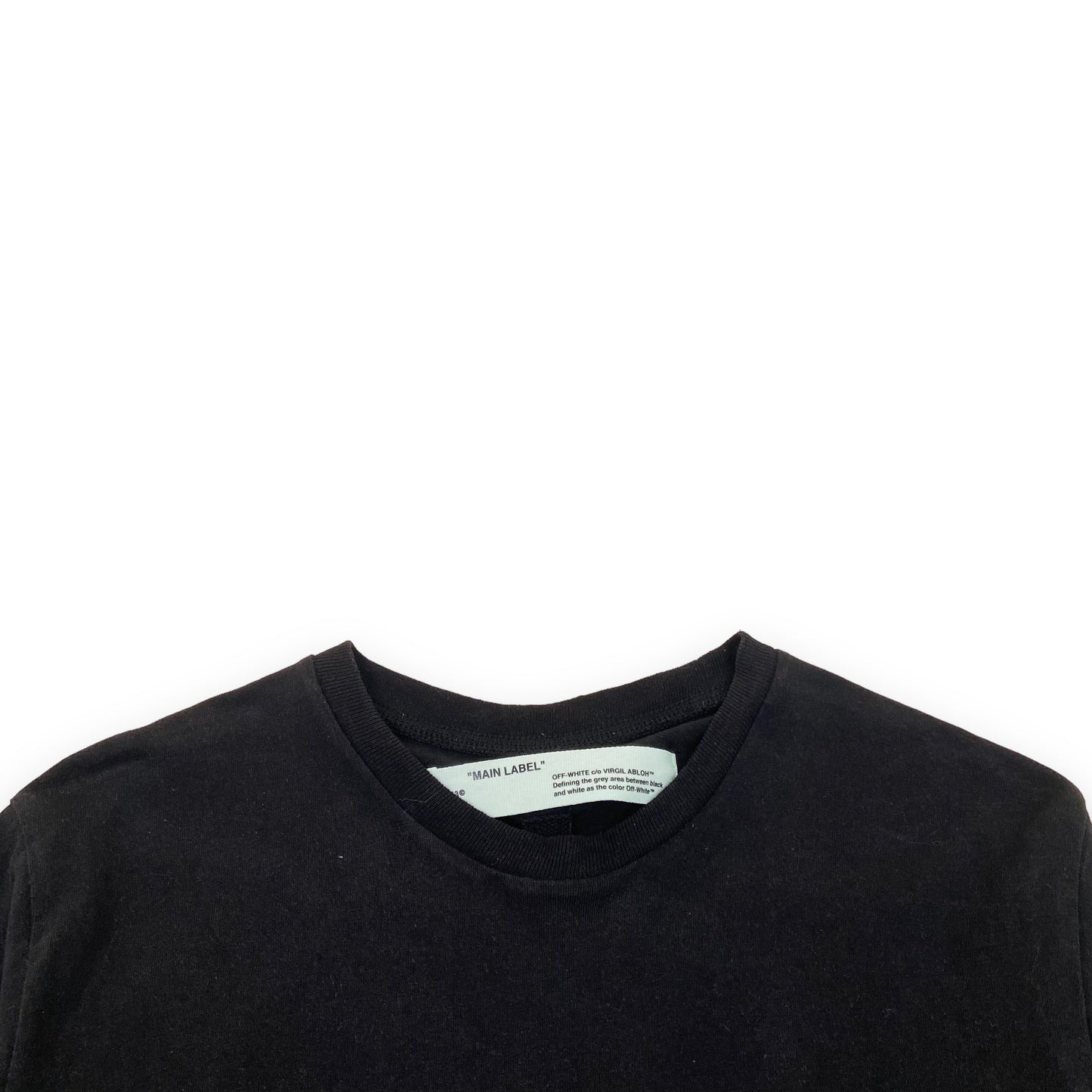 OFF-WHITE LONG SLEEVE T-SHIRT BLACK M