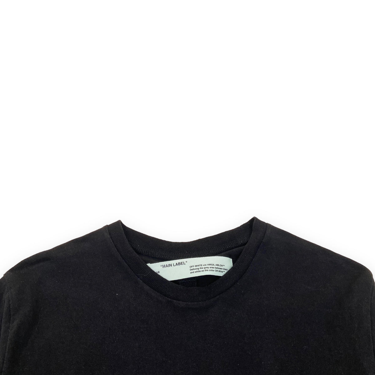 OFF-WHITE LONG SLEEVE T-SHIRT BLACK M
