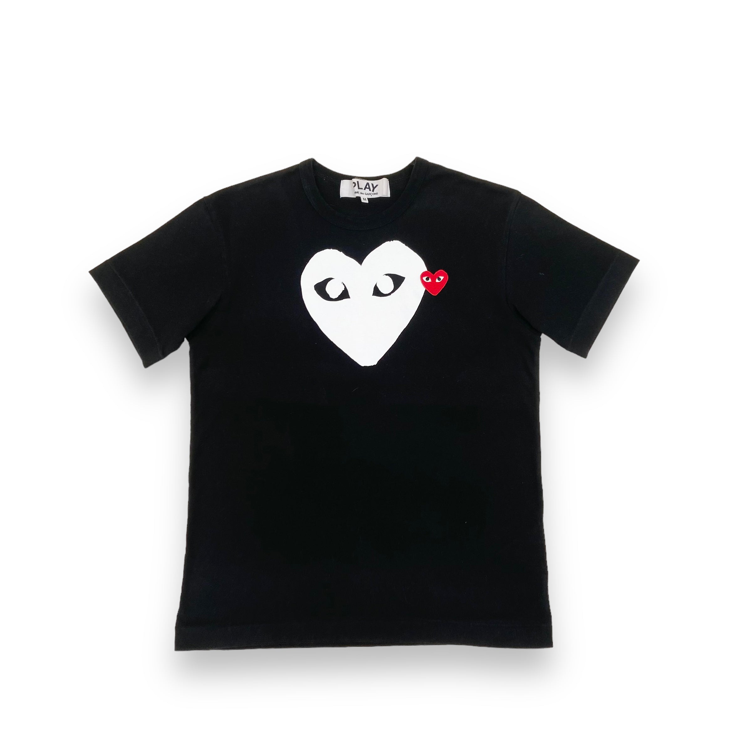 CDG PLAY BLACK T-SHIRT M