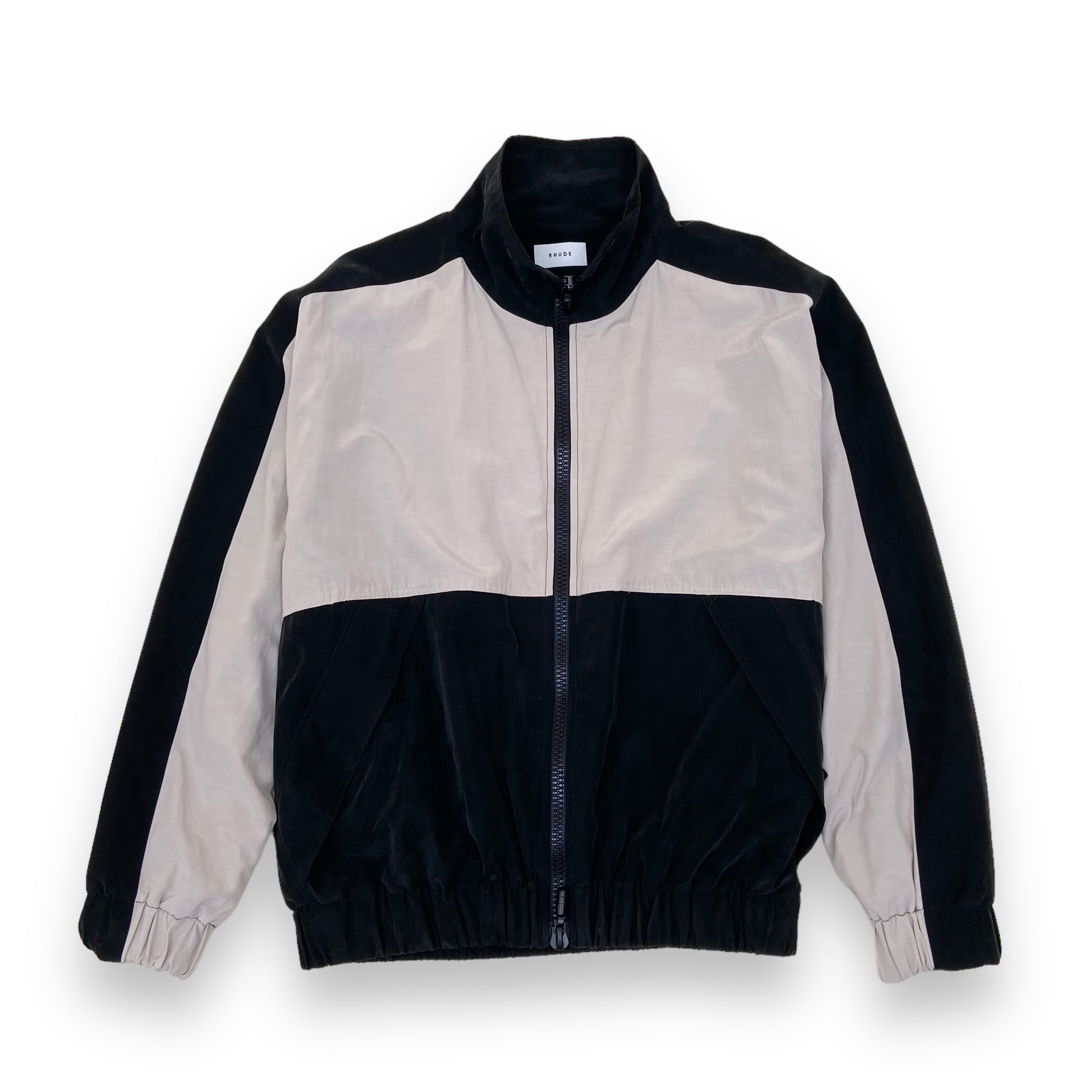 RHUDE VINTAGE LOGO WINDBREAKER BLACK XS