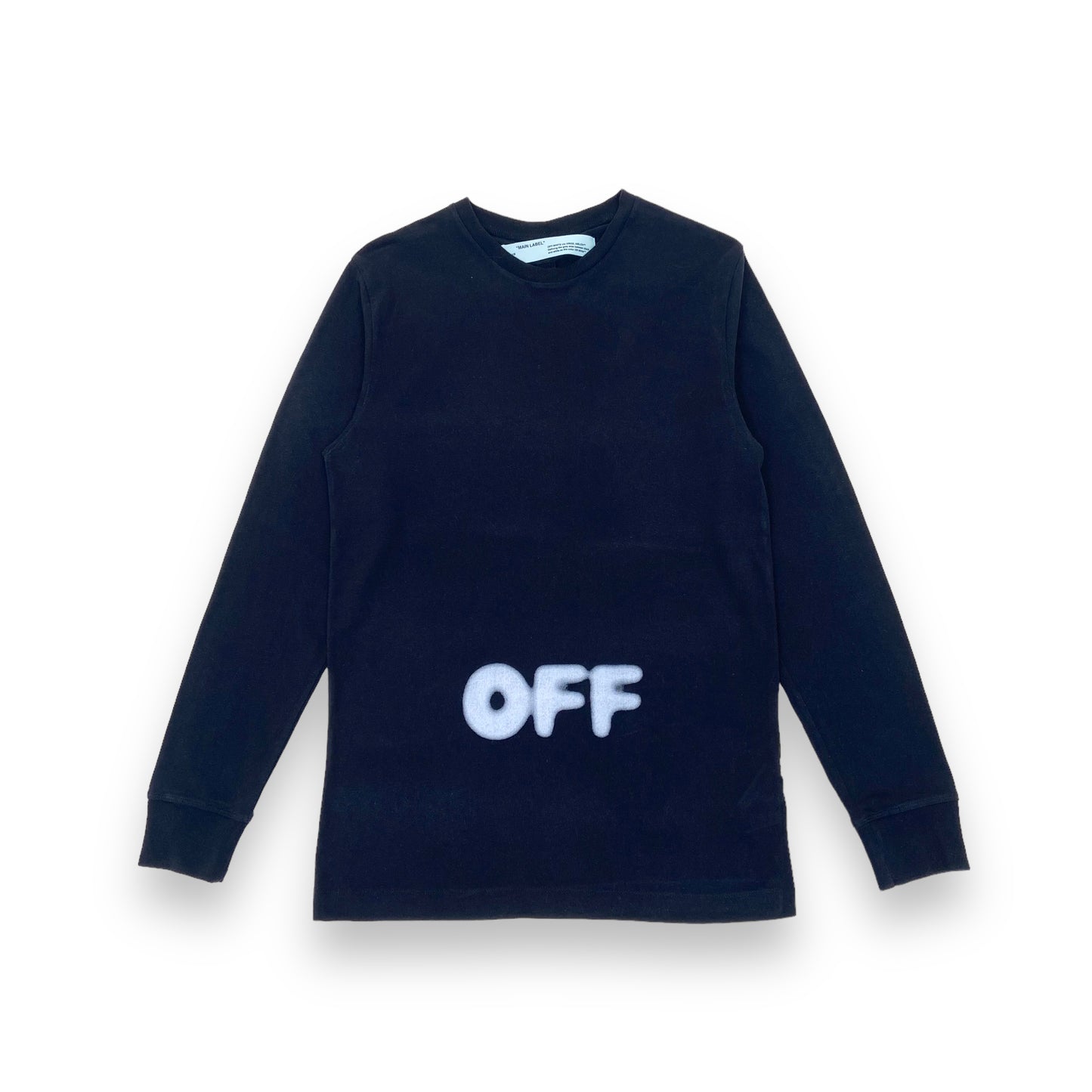 OFF-WHITE LONG SLEEVE T-SHIRT BLACK M