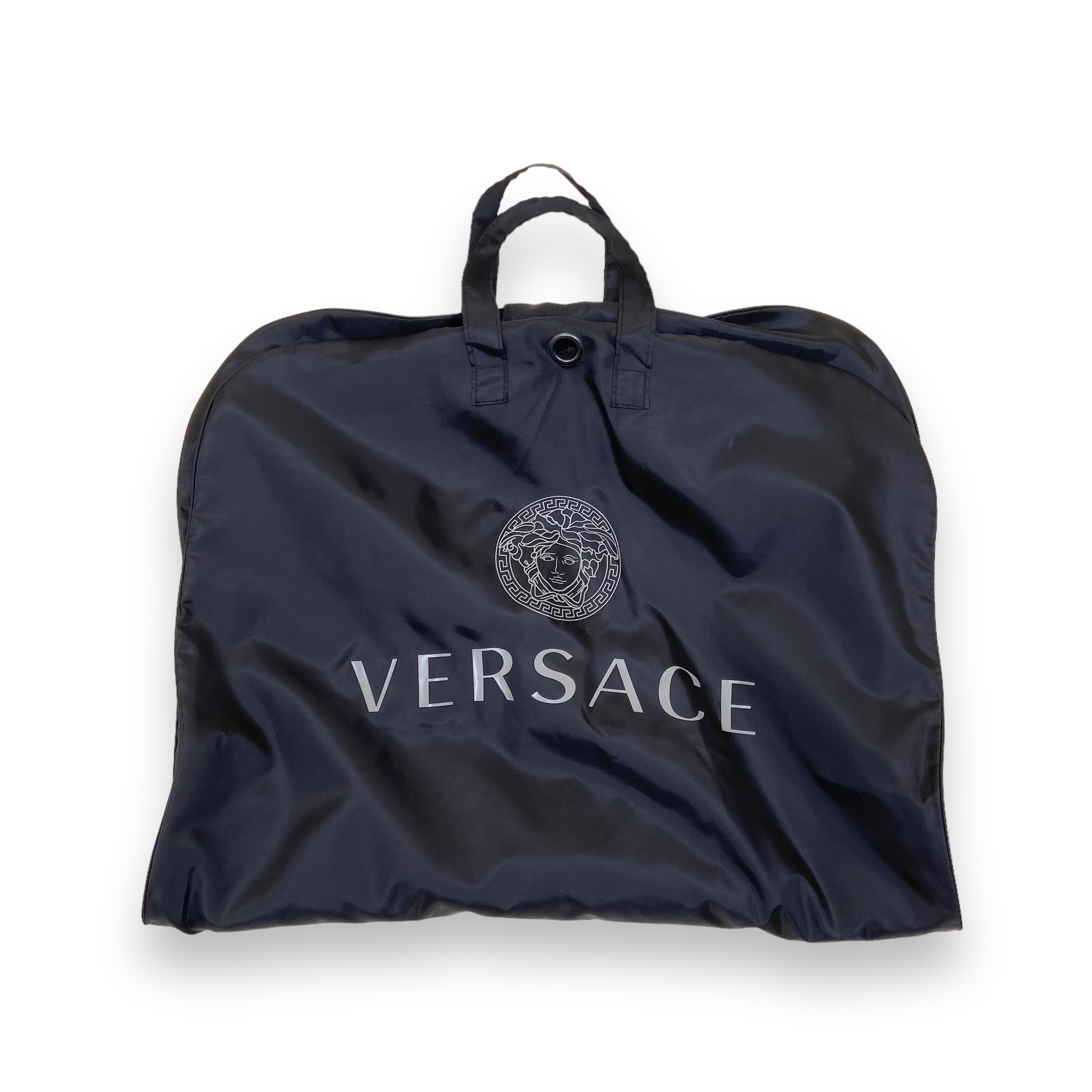 VERSACE MONOGRAM WINDBREAKER JACKET BLACK XL