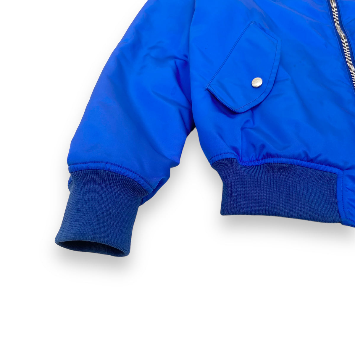 MOSCHINO COUTURE BOMBER JACKET BLUE S