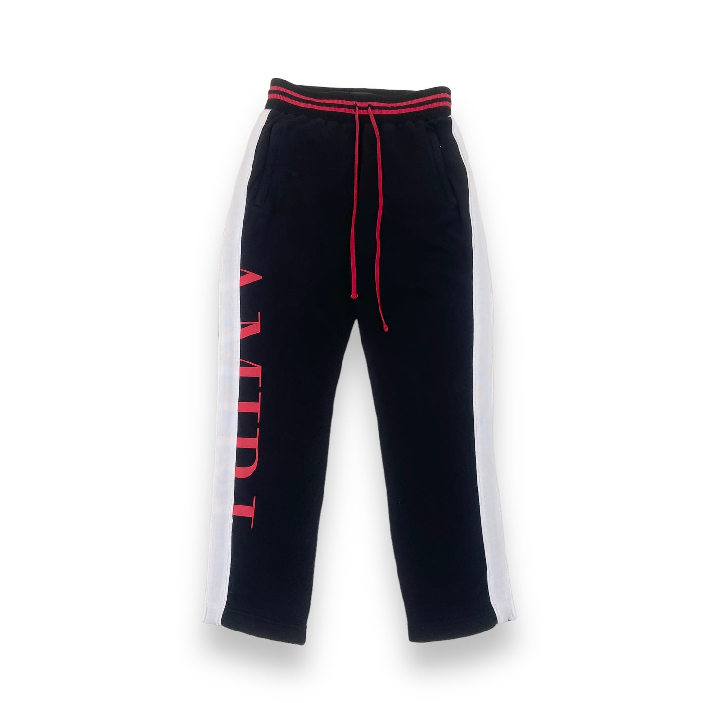 AMIRI COTTON LOGO SWEATPANTS BLACK M