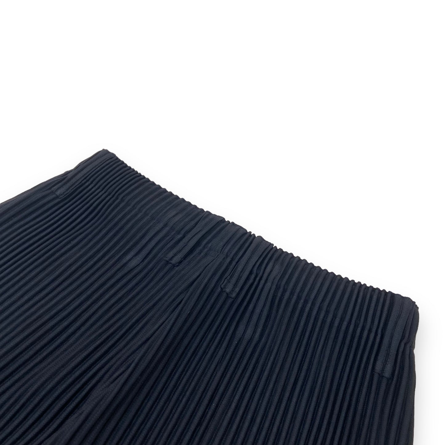 HOMME PLISSÉ ISSEY MIYAKE PLEATED TROUSERS BLACK S