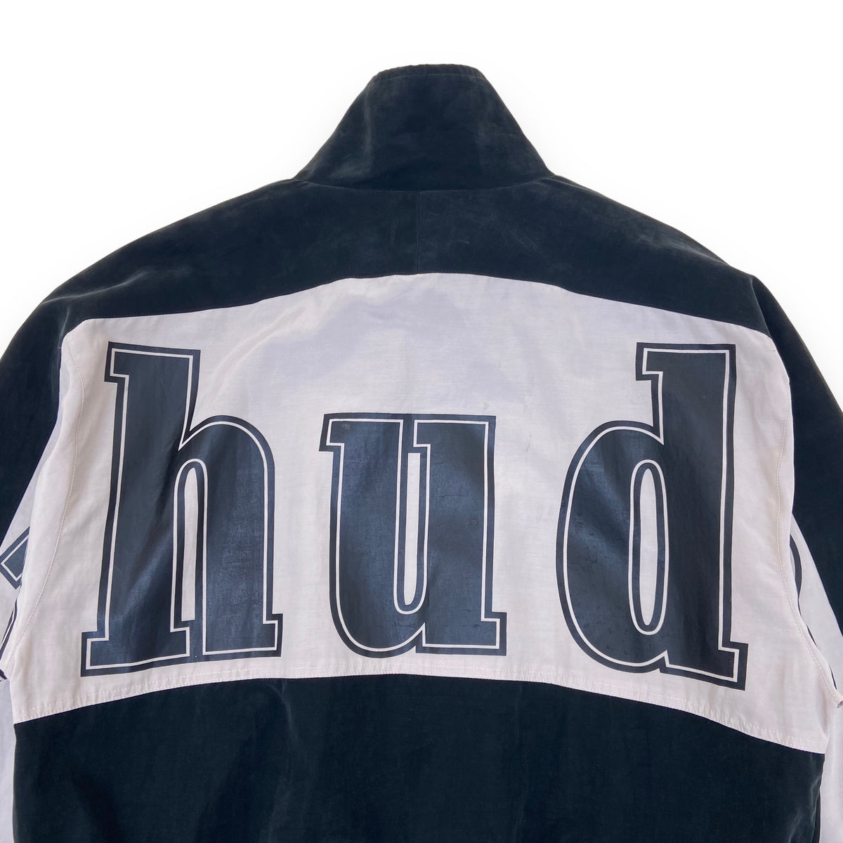 RHUDE VINTAGE LOGO WINDBREAKER BLACK XS