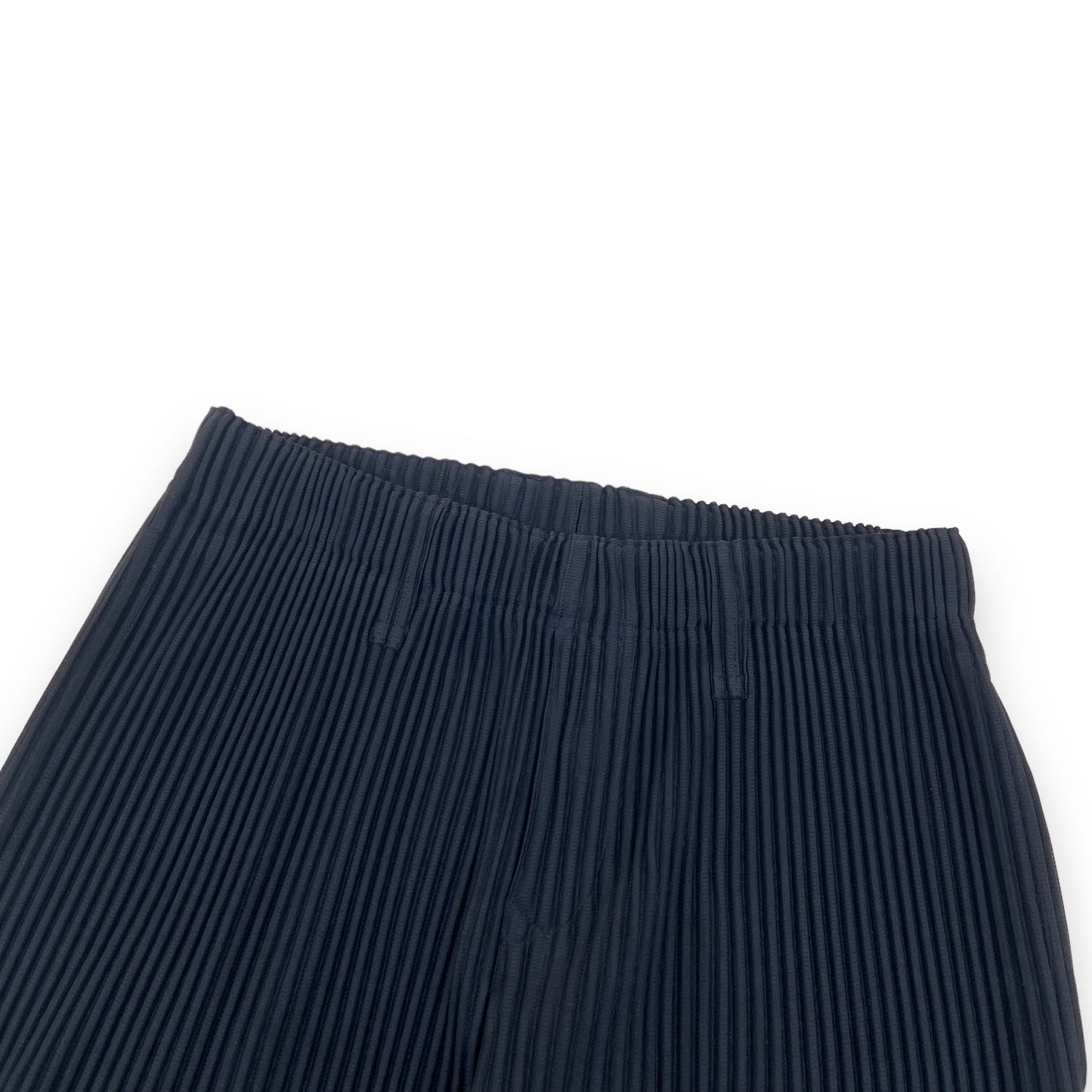 HOMME PLISSÉ ISSEY MIYAKE PLEATED TROUSERS BLACK S