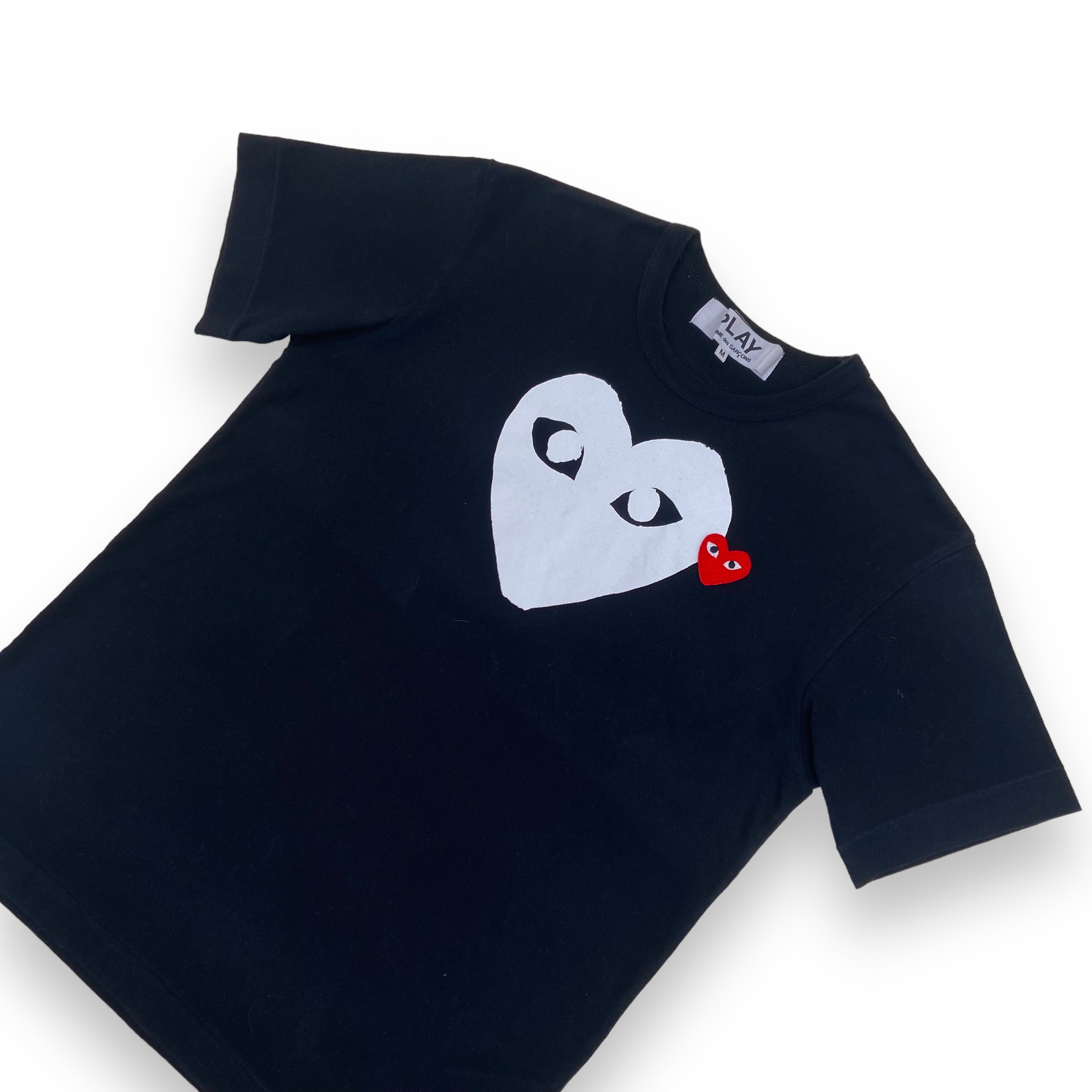 CDG PLAY T-SHIRT BLACK M