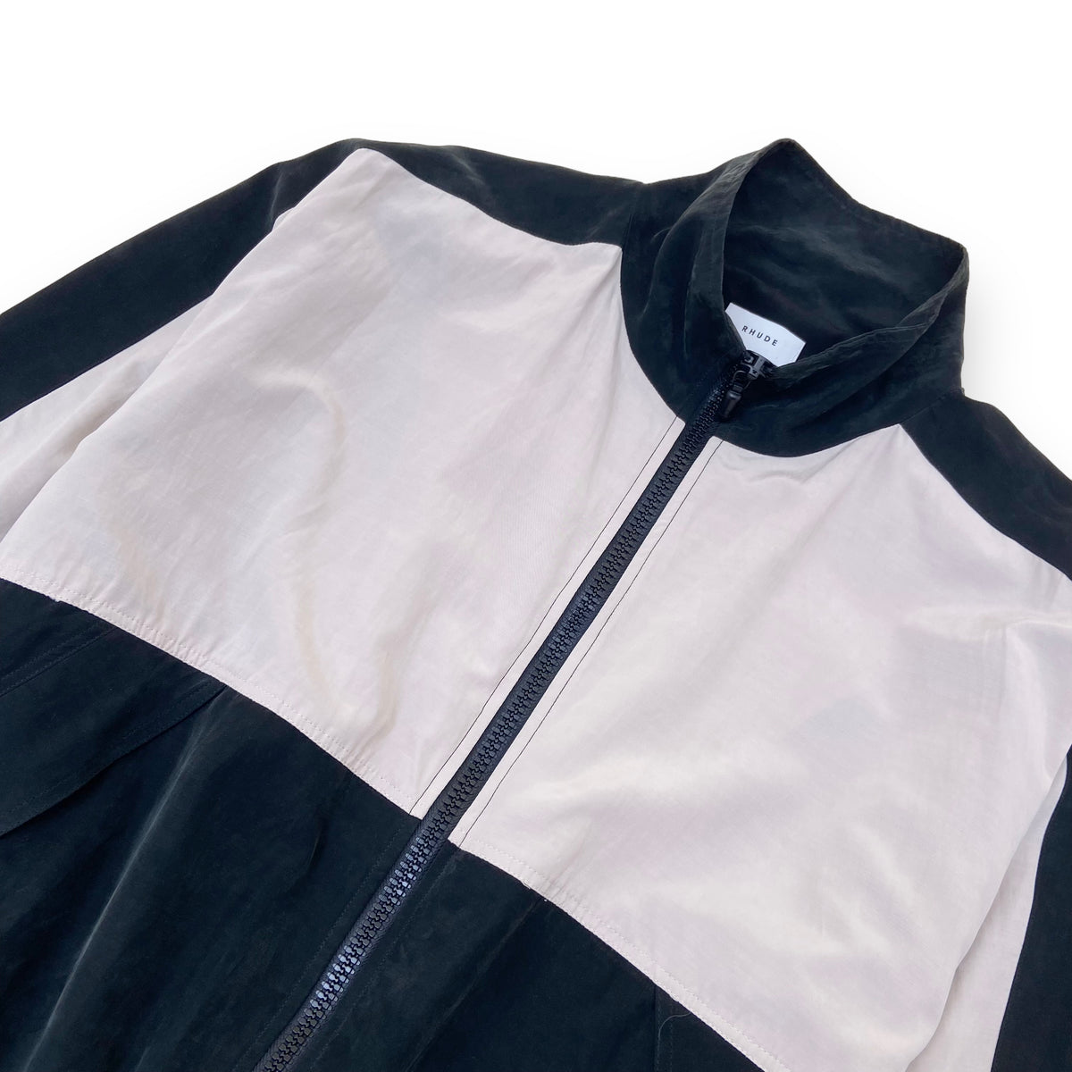 RHUDE VINTAGE LOGO WINDBREAKER BLACK XS