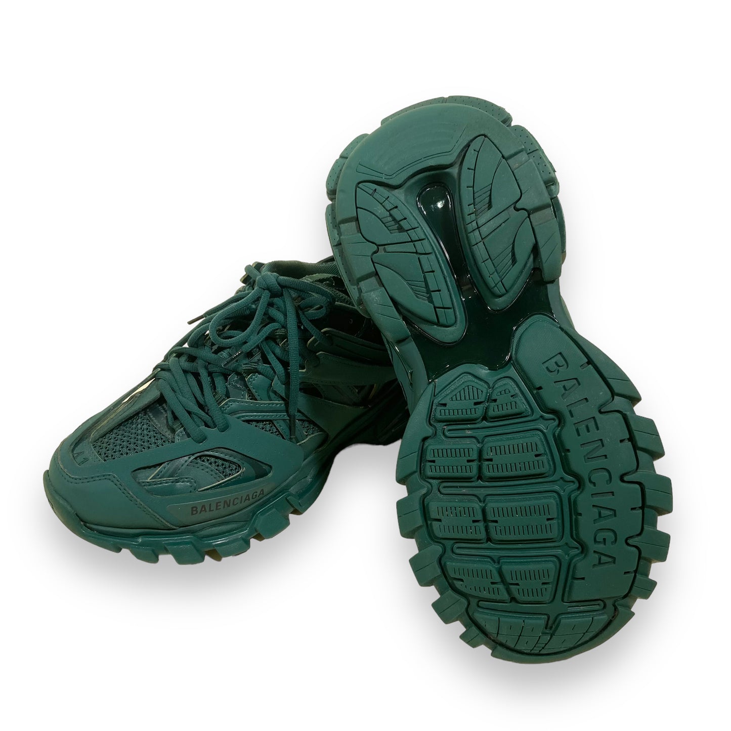 BALENCIAGA TRACK RUNNERS GREEN UK7