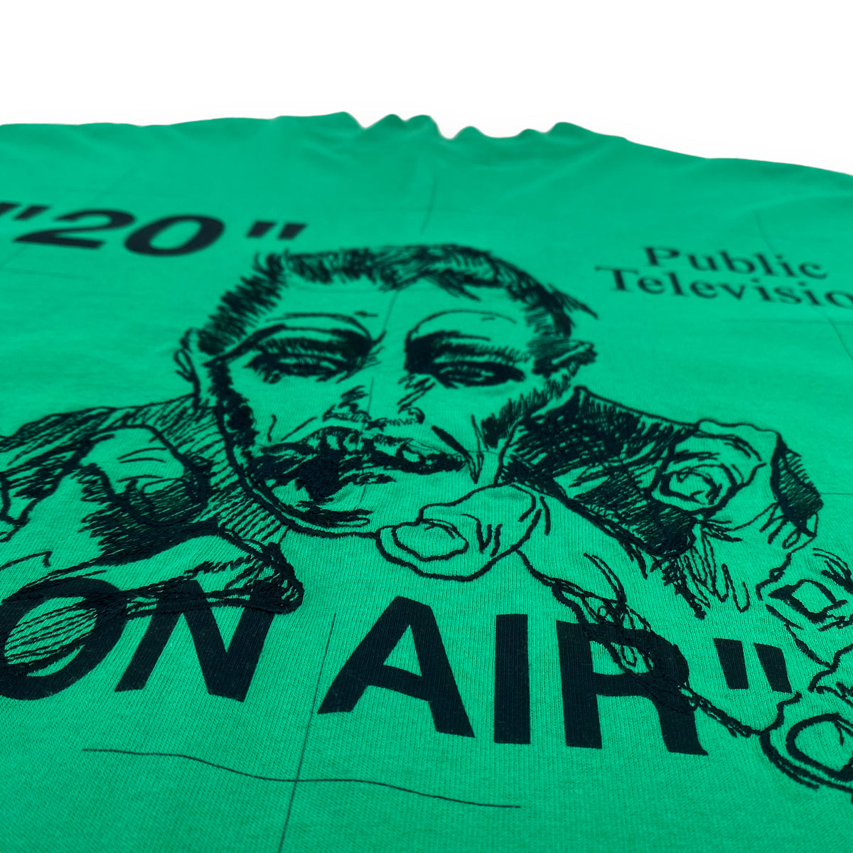 OFF-WHITE LONG SLEEVE T-SHIRT GREEN S