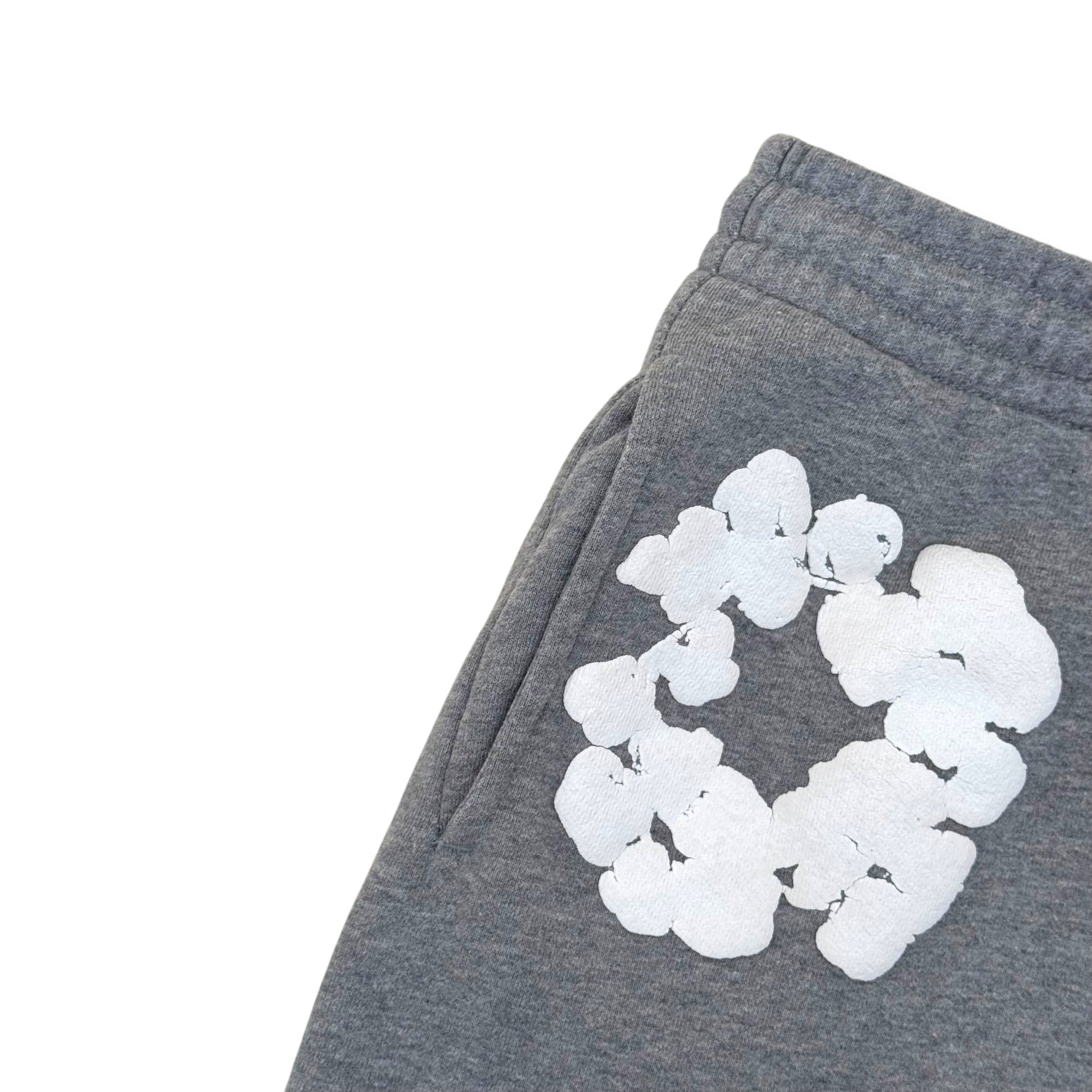 DENIM TEARS WREATH SWEATPANTS GREY / WHITE L