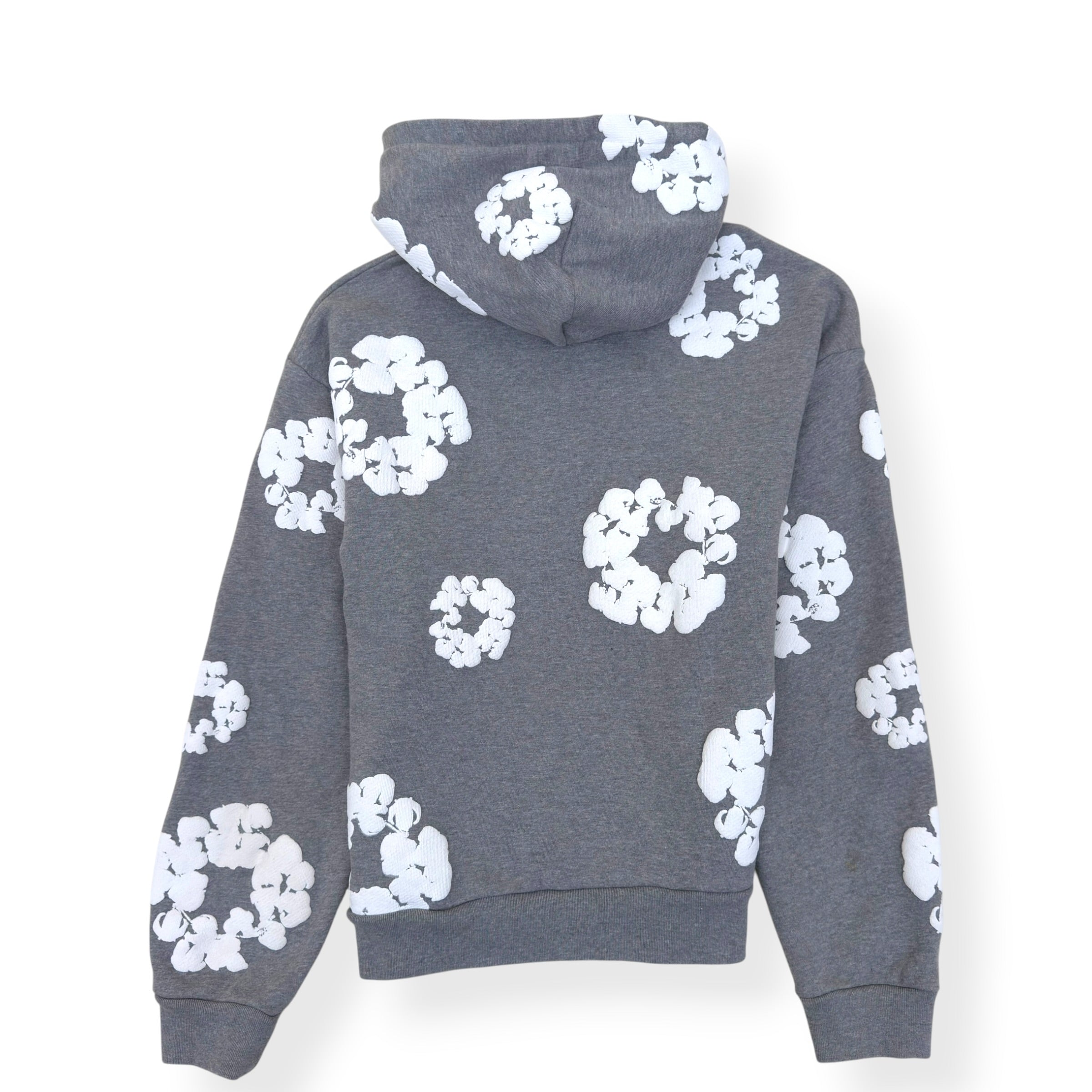 DENIM TEARS WREATH HOODIE GREY / WHITE XL