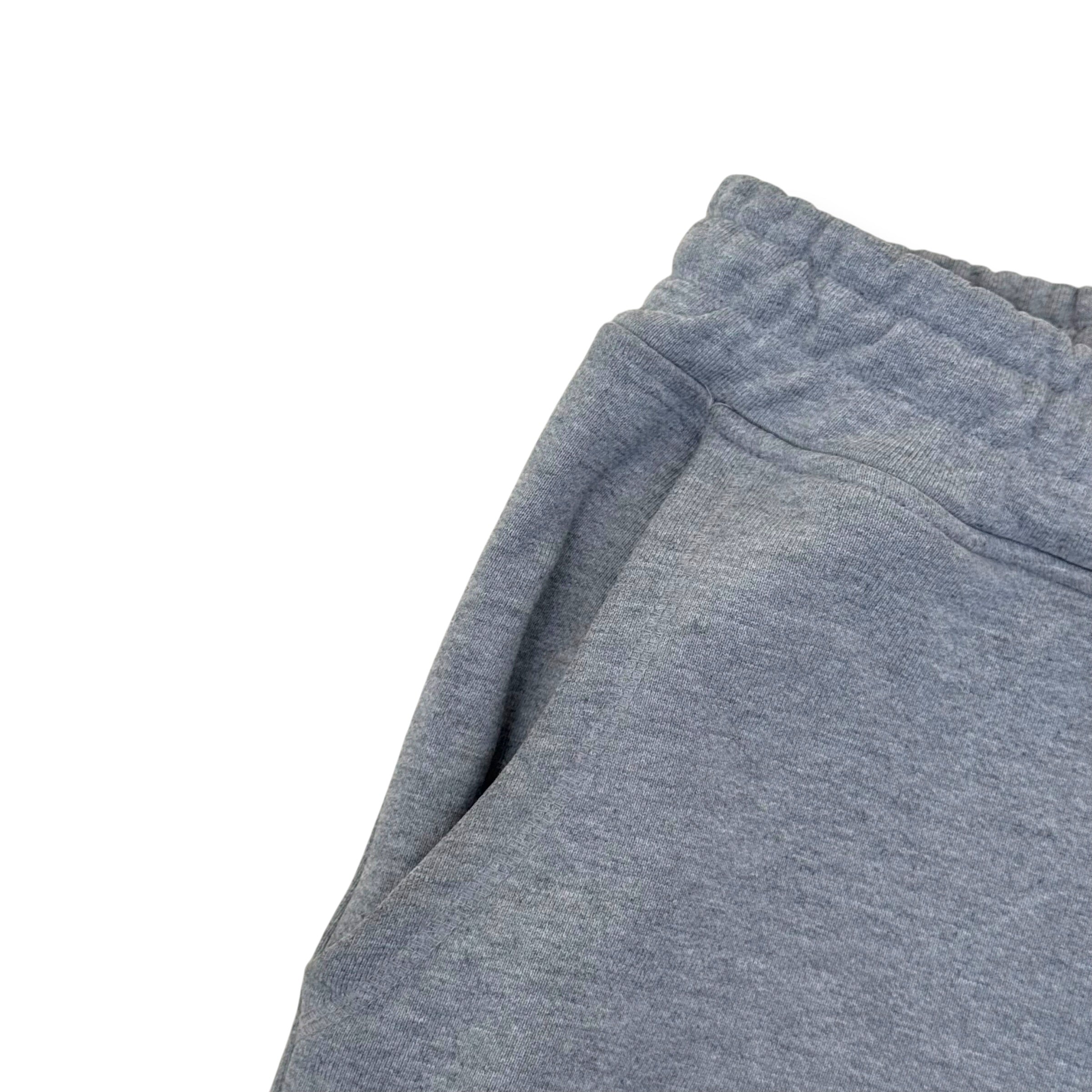 RHUDE LOGO-EMBROIDERED SWEATPANTS GREY L