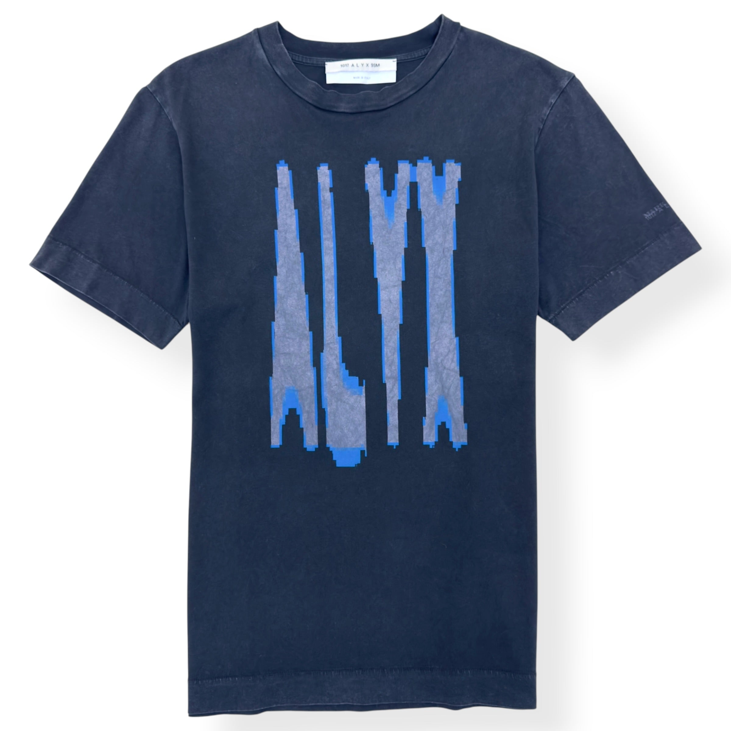 1017 ALYX 9SM GRAPHIC PRINT T-SHIRT NAVY L