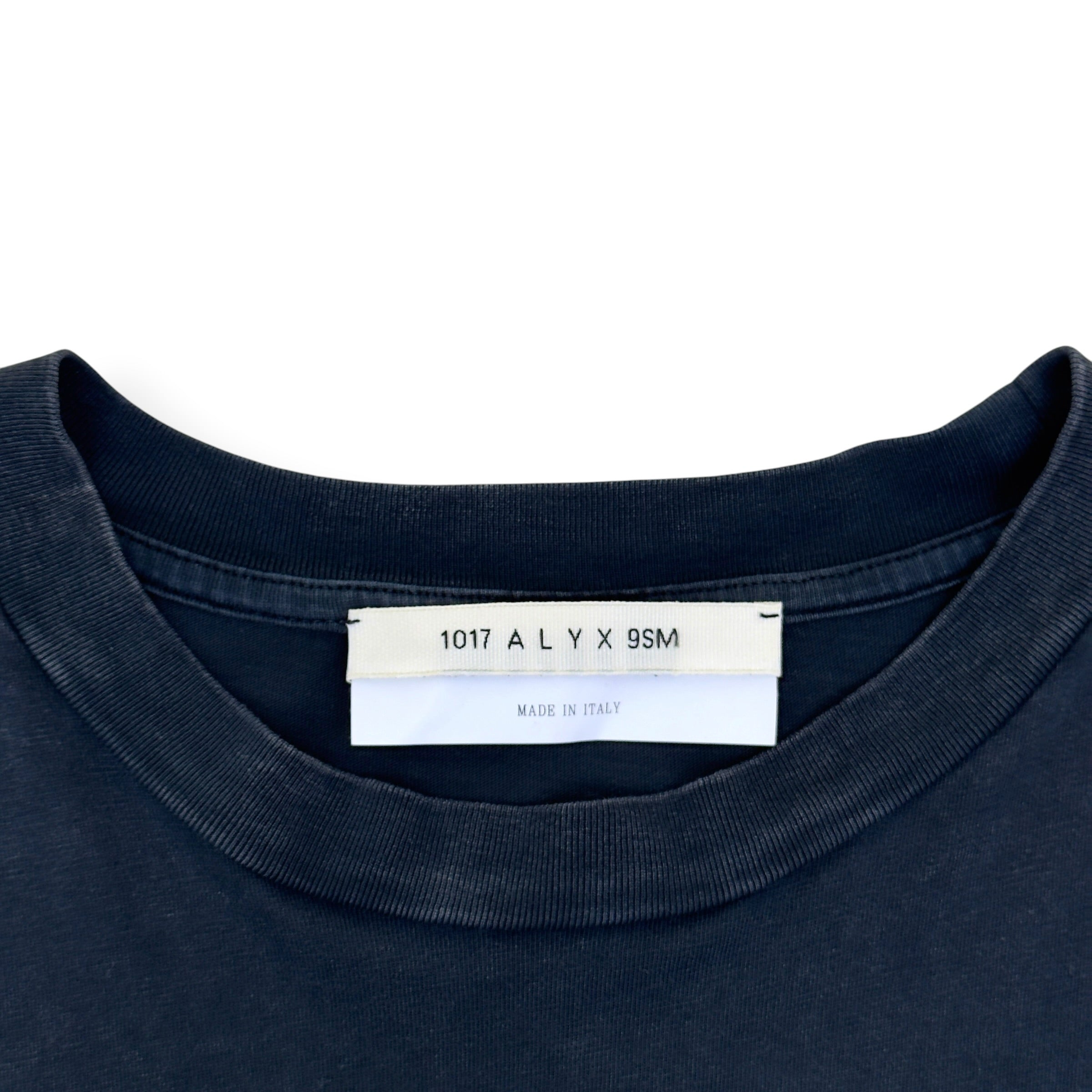 1017 ALYX 9SM GRAPHIC PRINT T-SHIRT NAVY L
