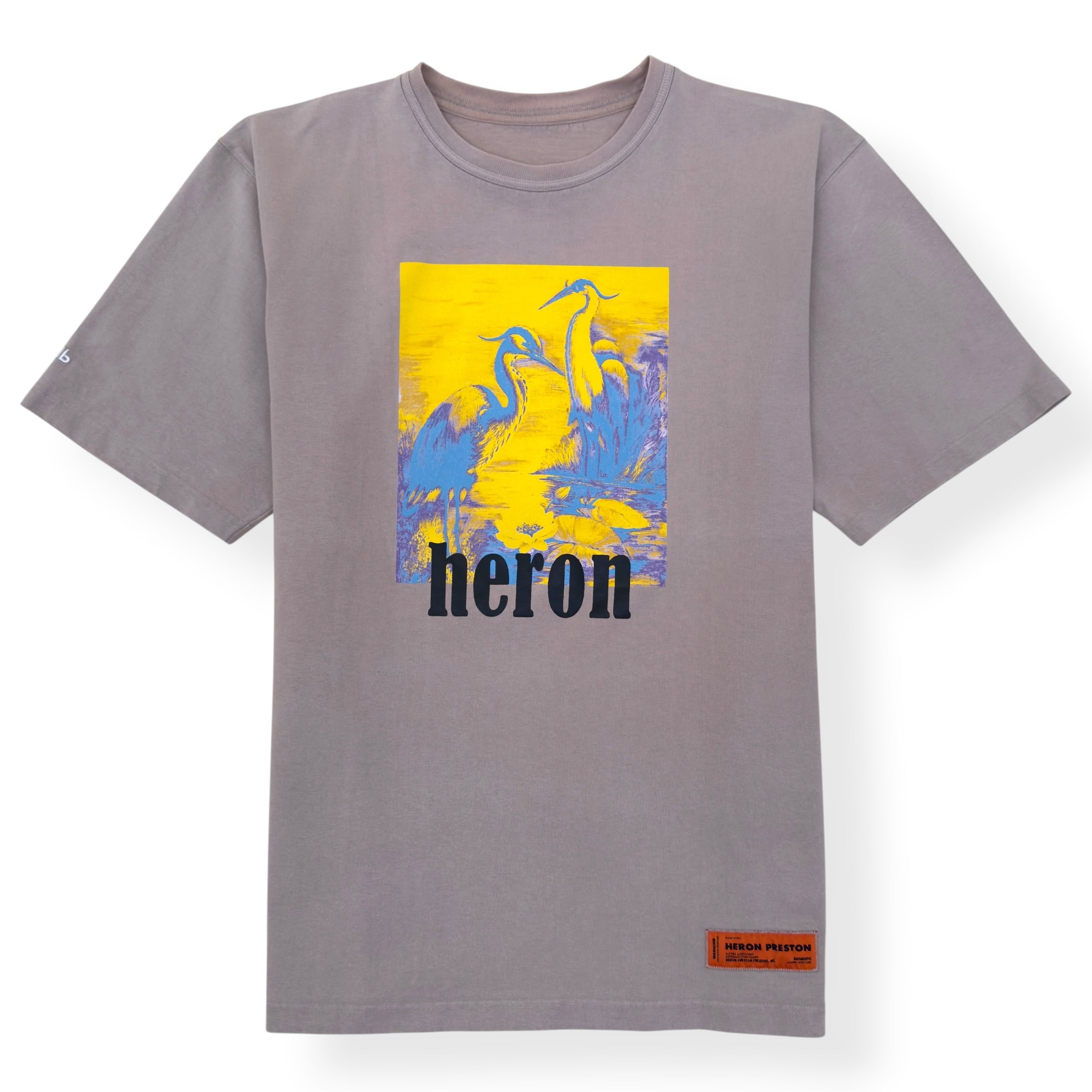HERON PRESTON HERON PRINT T-SHIRT BEIGE L