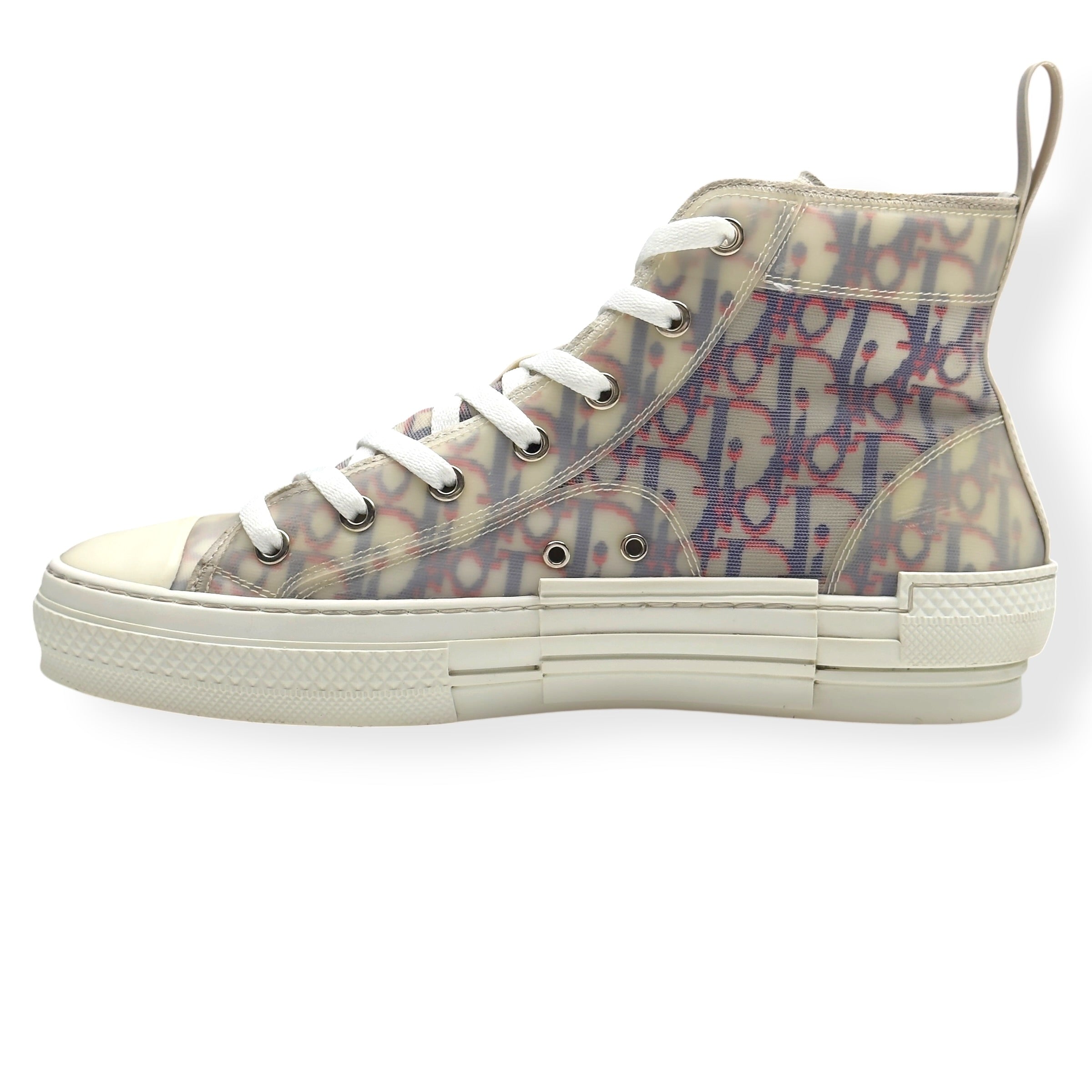 DIOR B23 OBLIQUE HIGH-TOP SNEAKER MULTICOLOURED 40 / UK6