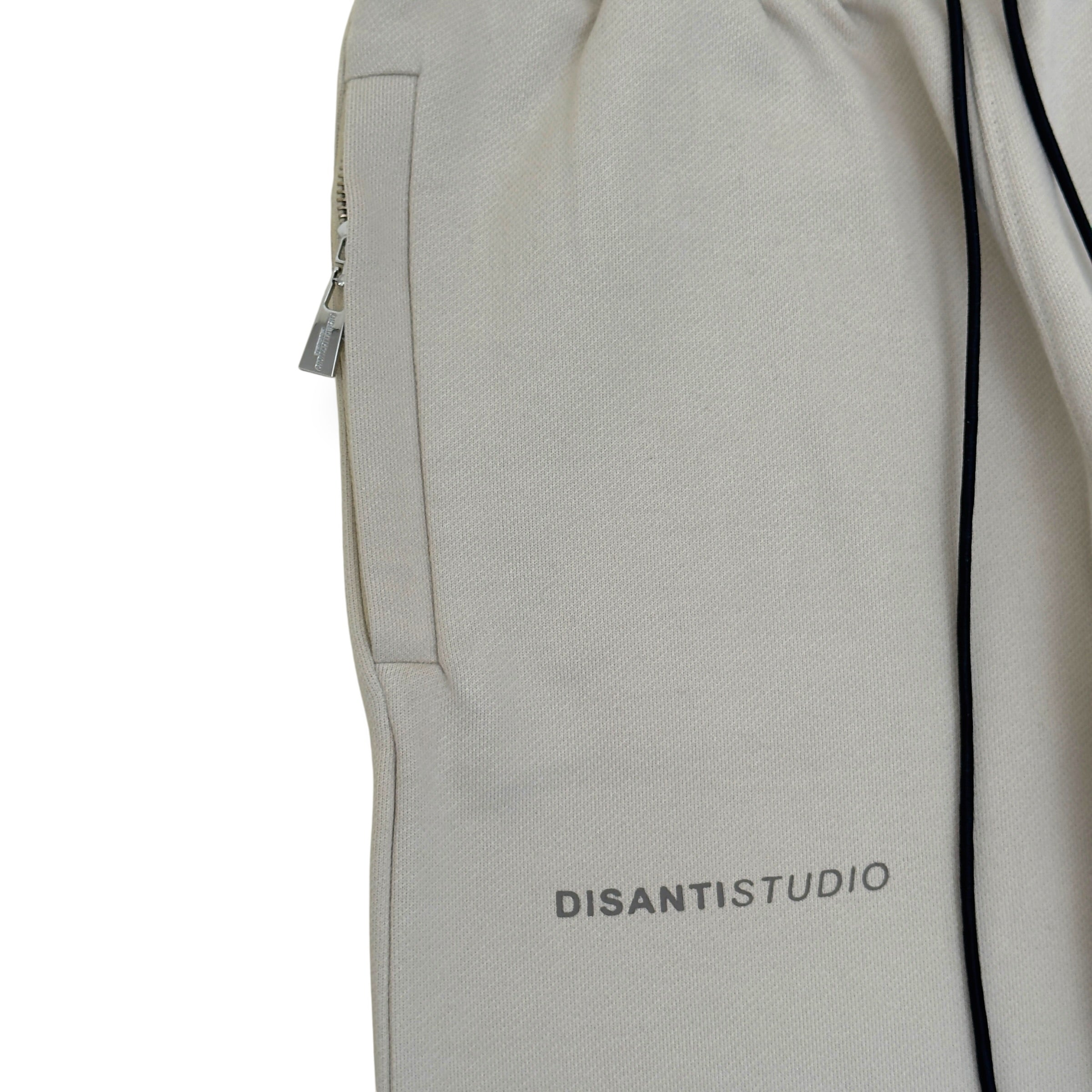 DISANTI STUDIO LOGO SWEATPANTS CREAM / BLACK S