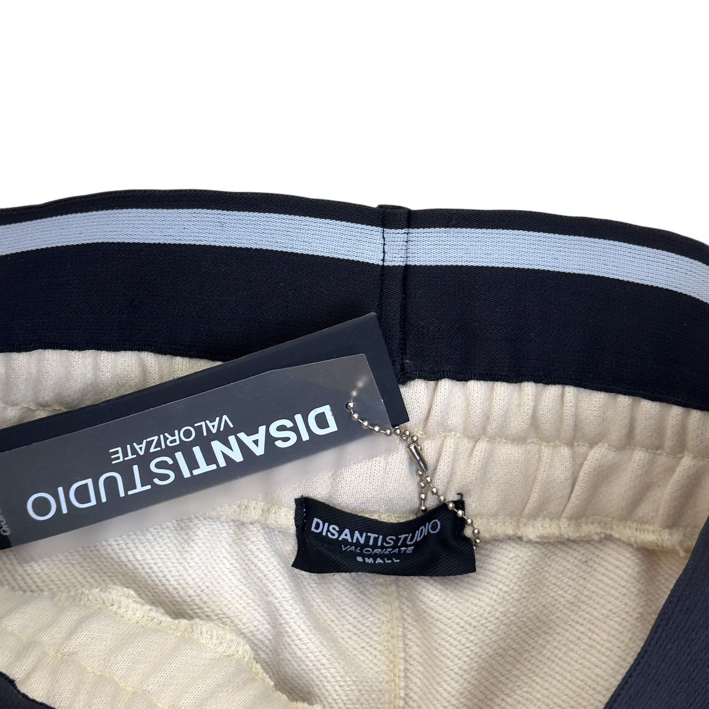 DISANTI STUDIO LOGO SWEATPANTS CREAM / BLACK S