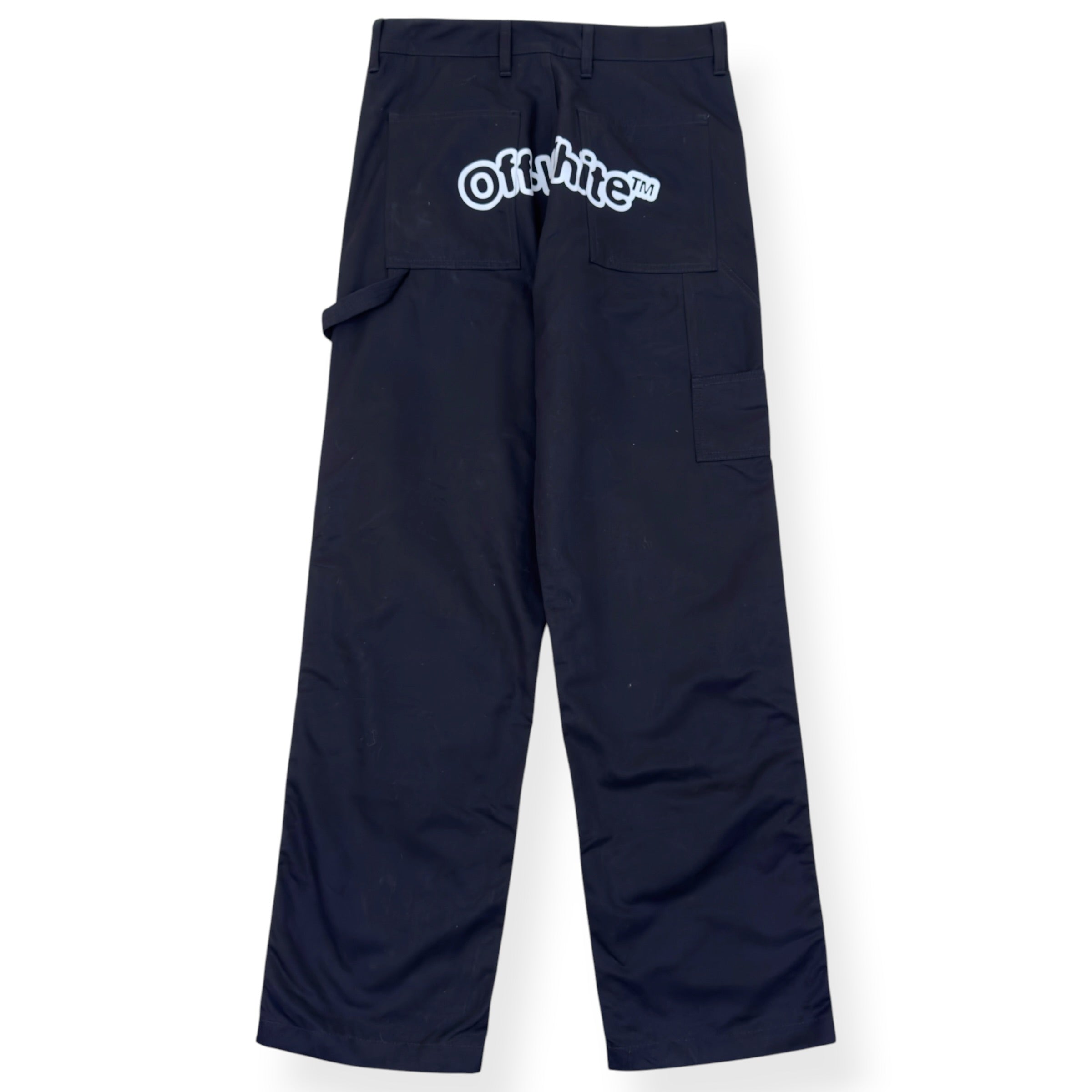 OFF-WHITE CARPENTER TROUSERS BLACK S