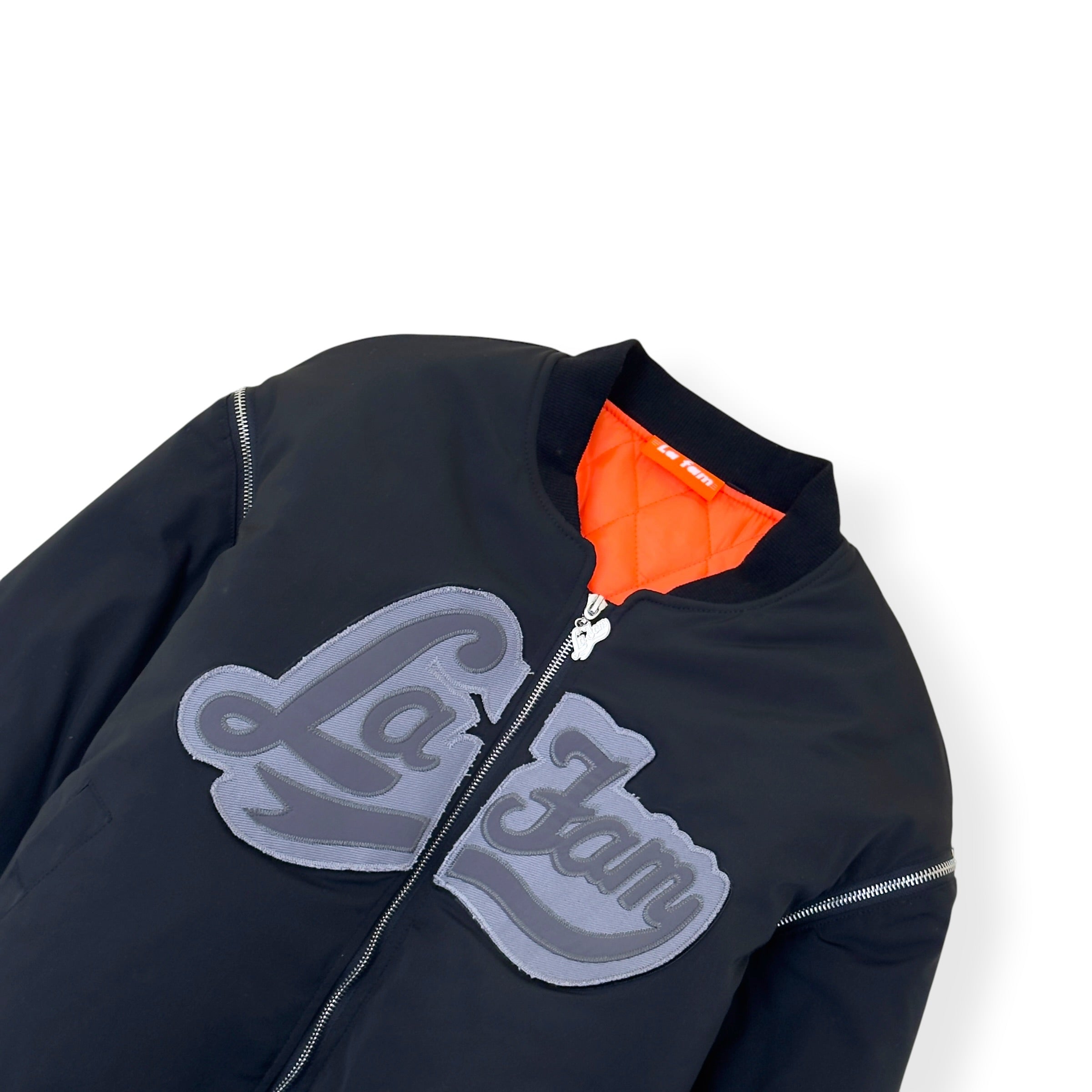 LA FAM AMSTERDAM BOMBER JACKET BLACK L