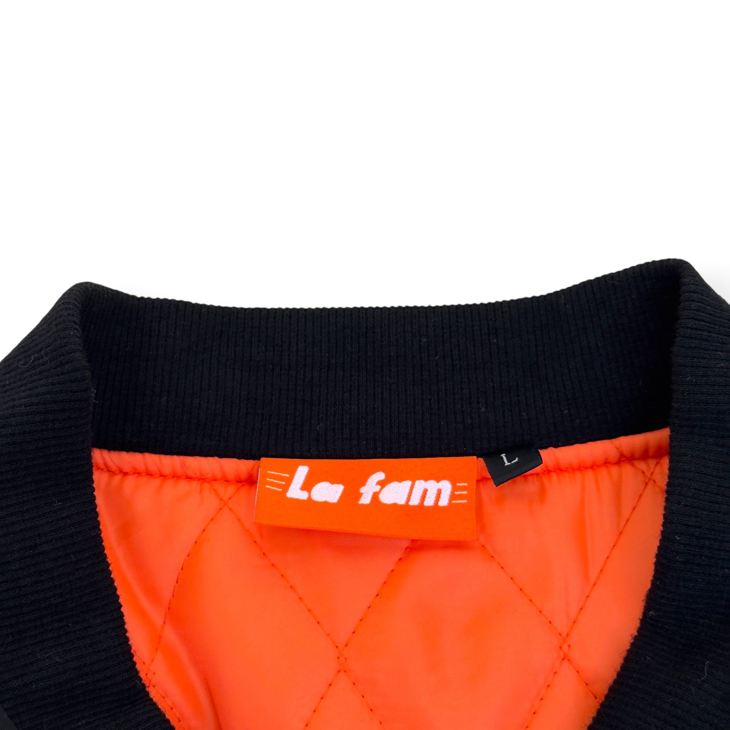 LA FAM AMSTERDAM BOMBER JACKET BLACK L