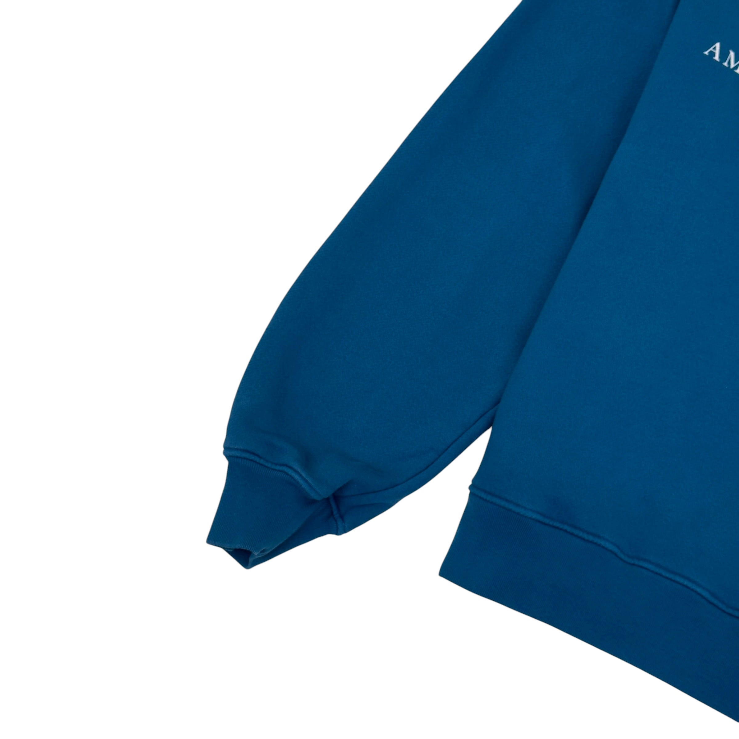 AMIRI GIVEAWAY CREWNECK SWEATSHIRT BLUE M