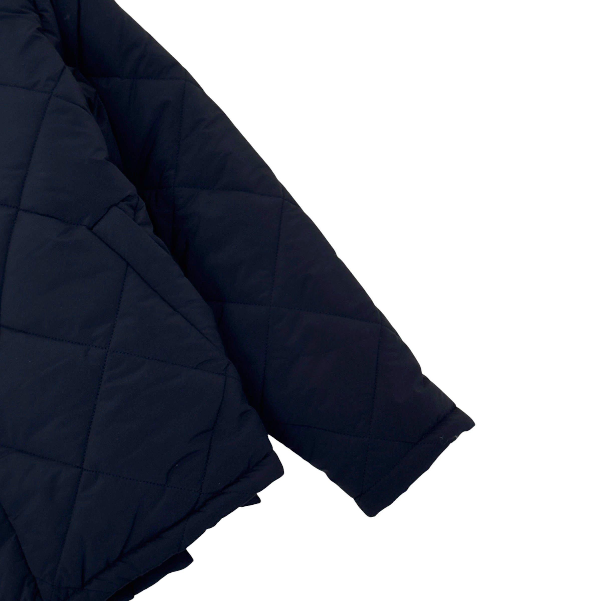 MANIÈRE DE VOIR EMIL KIMONO QUILTED WRAP PUFFER JACKET BLACK S