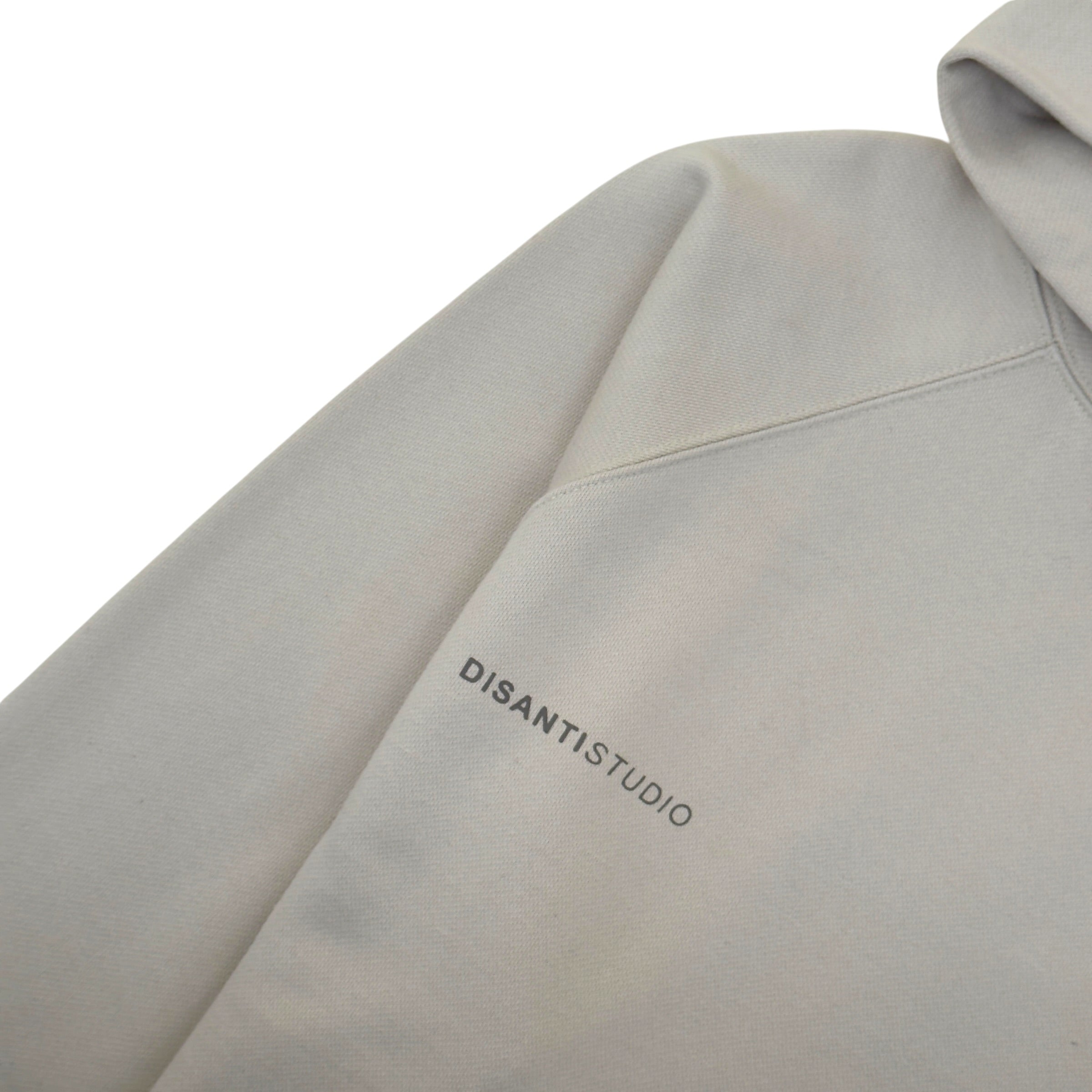 DISANTI STUDIO LOGO HOODIE CREAM S
