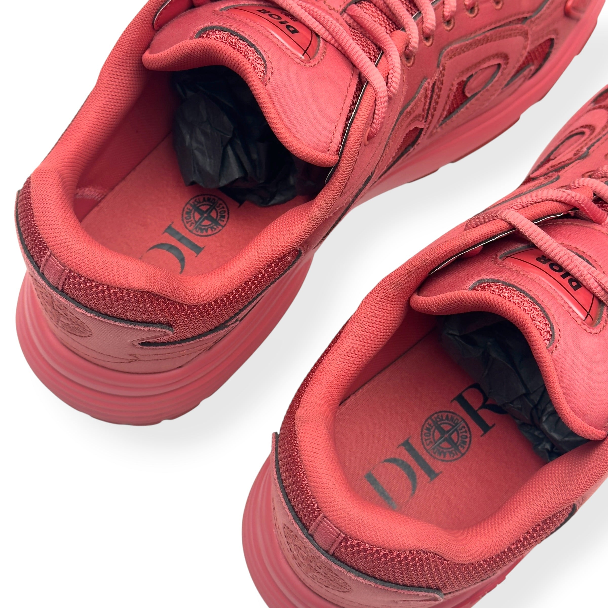 DIOR X STONE ISLAND B30 SNEAKER RED 45 / UK11