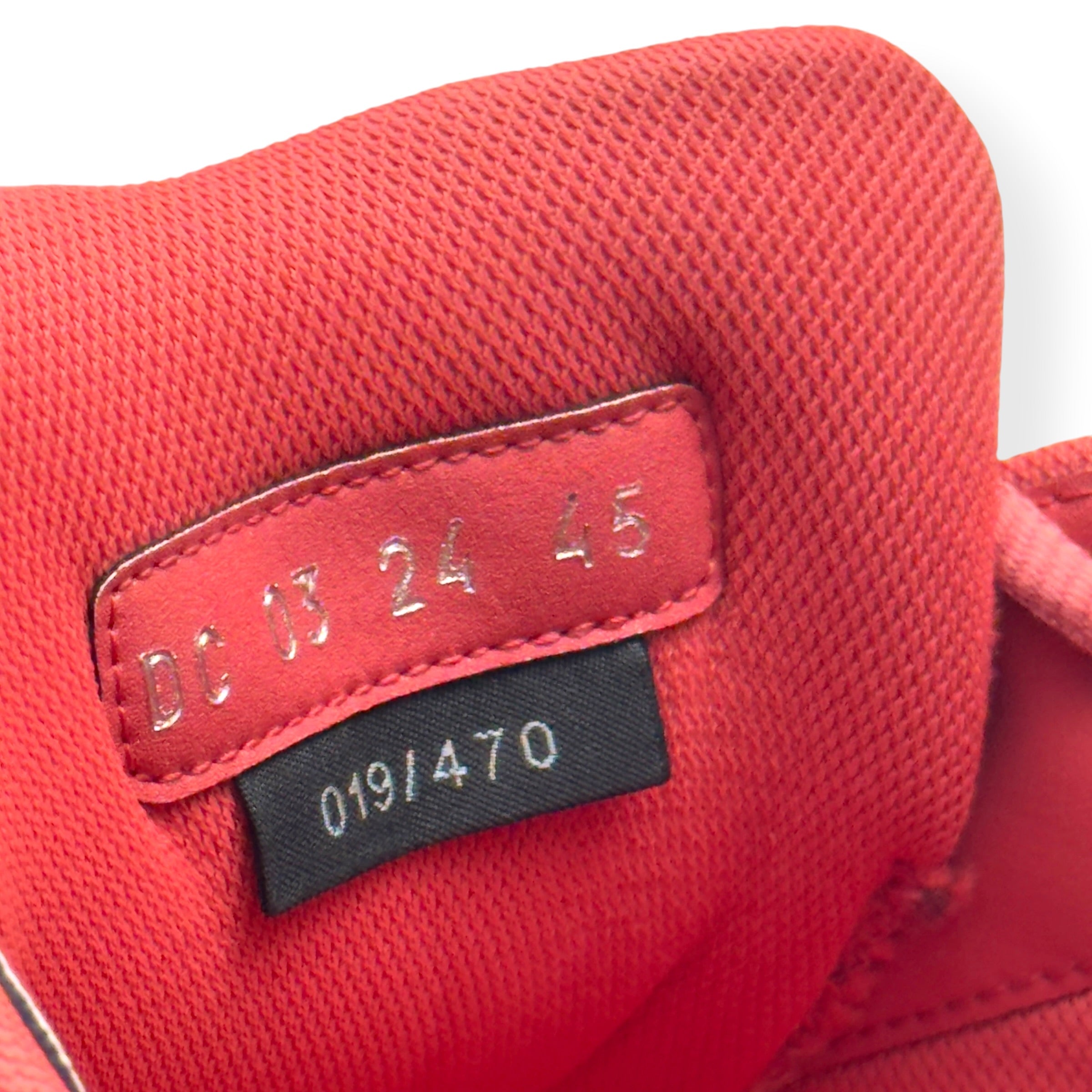 DIOR X STONE ISLAND B30 SNEAKER RED 45 / UK11