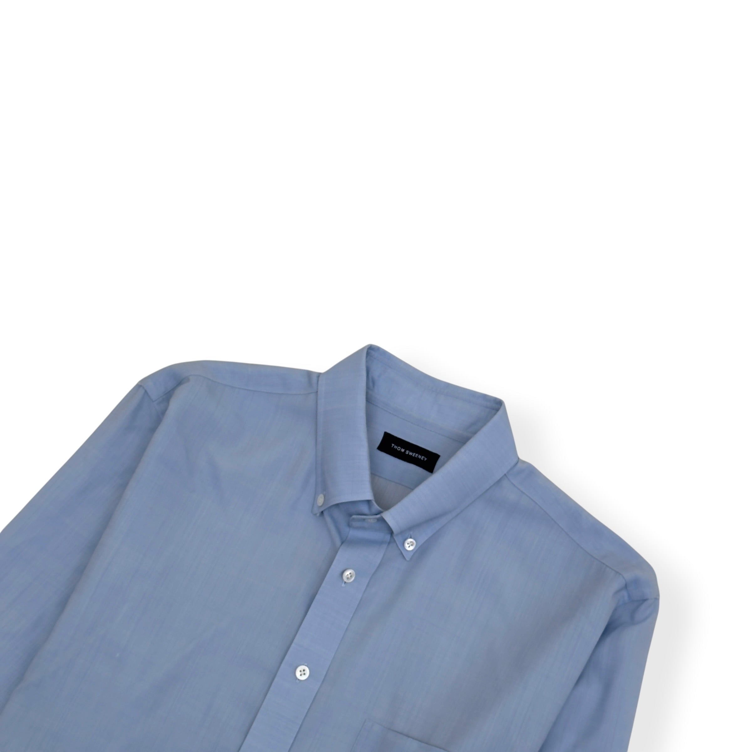 THOM SWEENEY COTTON SHIRT LIGHT BLUE XL