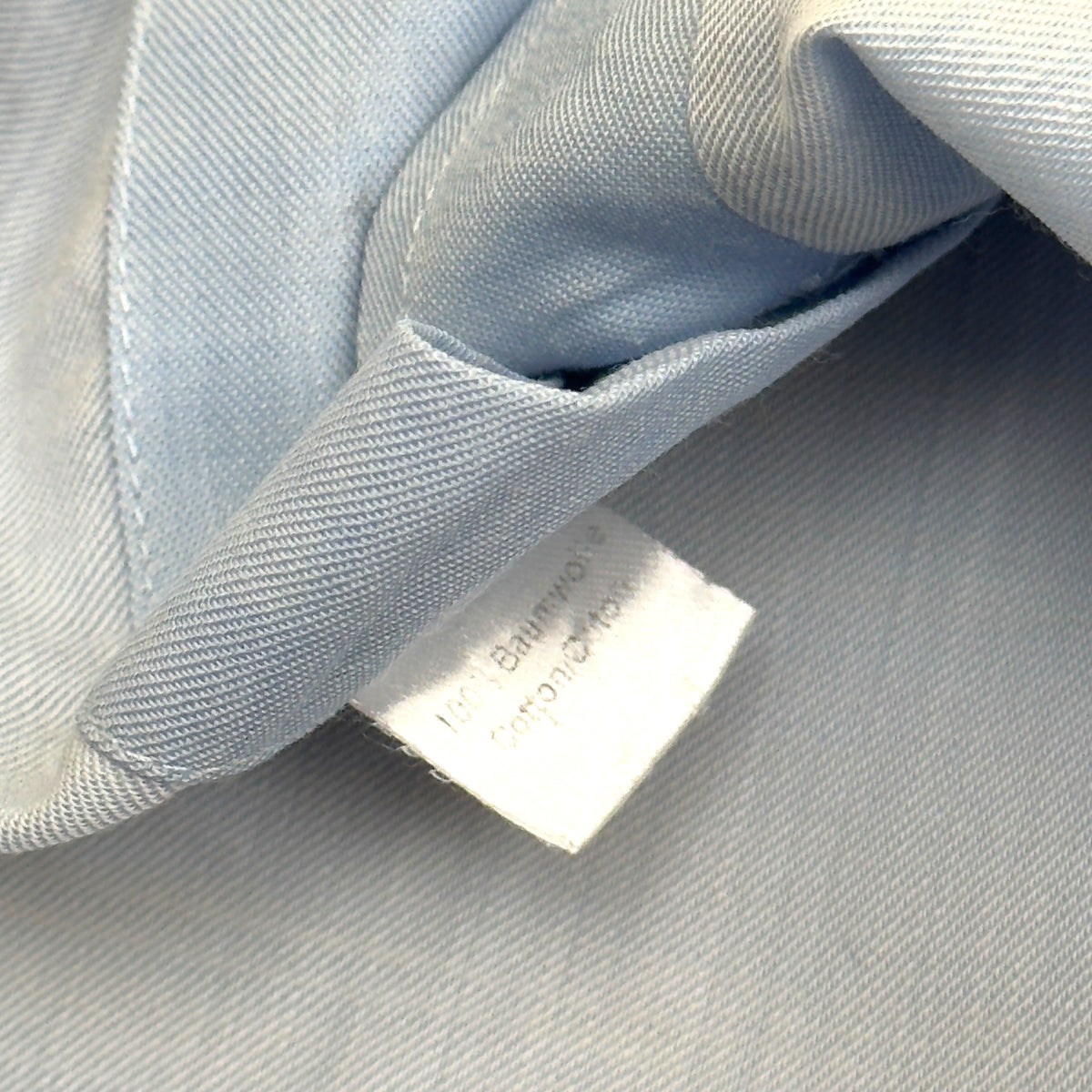 THOM SWEENEY COTTON SHIRT LIGHT BLUE XL