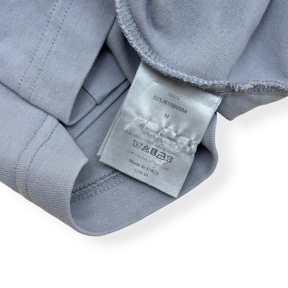 DIOR X DANIEL ARSHAM ERODED LOGO T-SHIRT GREY M