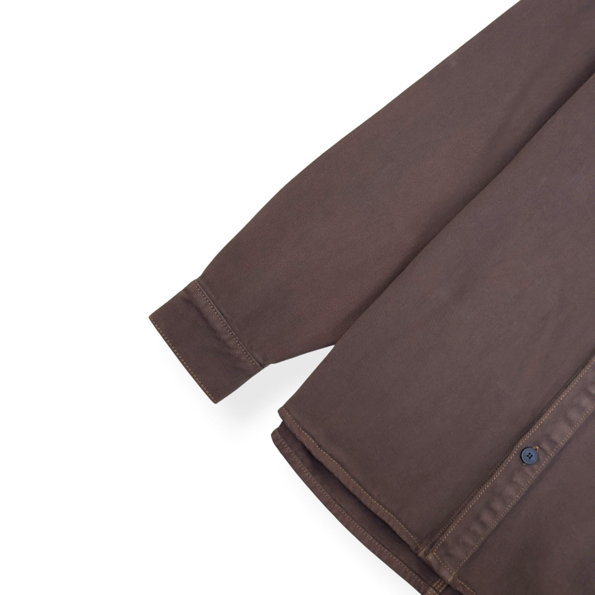 LE17SEPTEMBRE DENIM SHIRT BROWN 44 / M