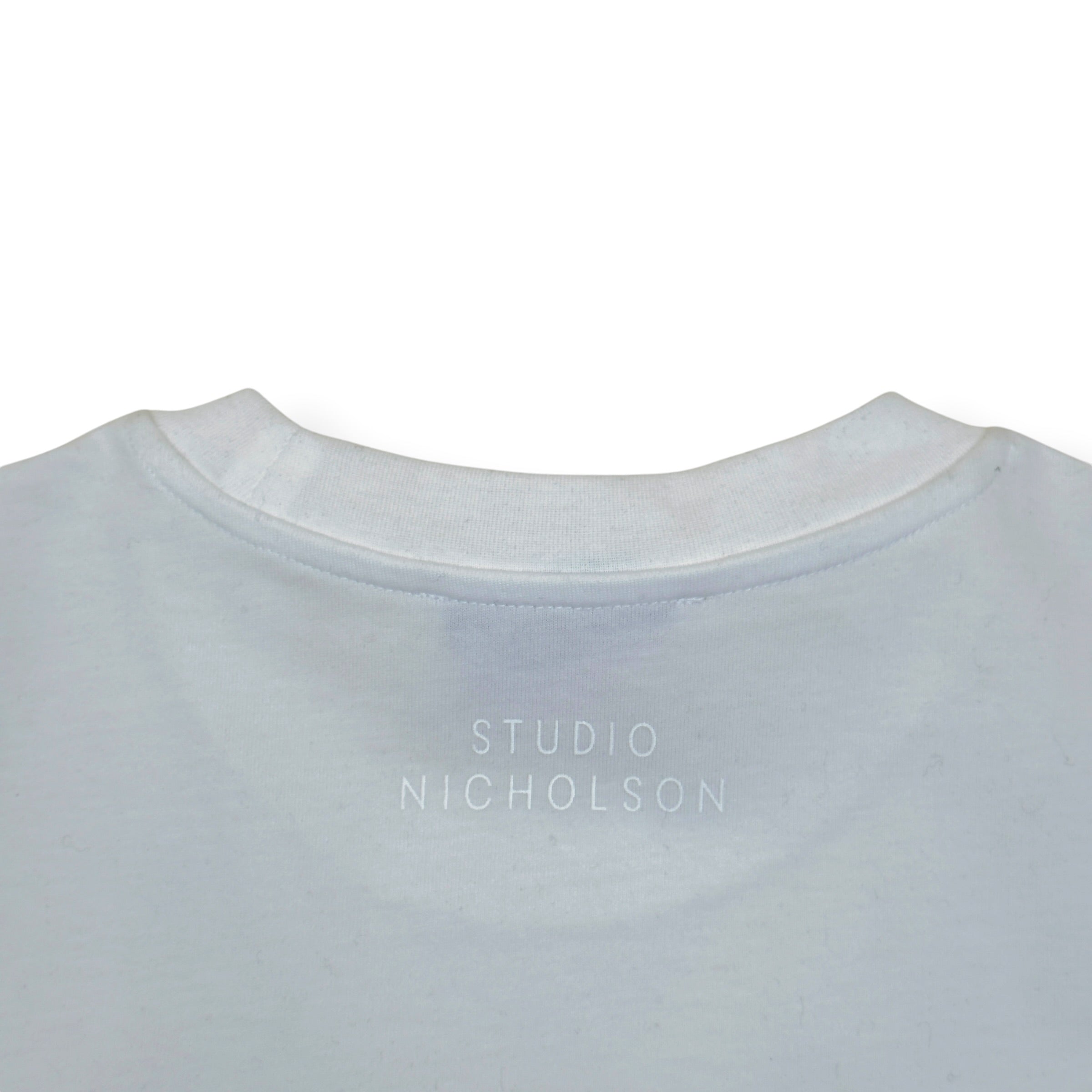 STUDIO NICHOLSON CREWNECK COTTON T-SHIRT WHITE S