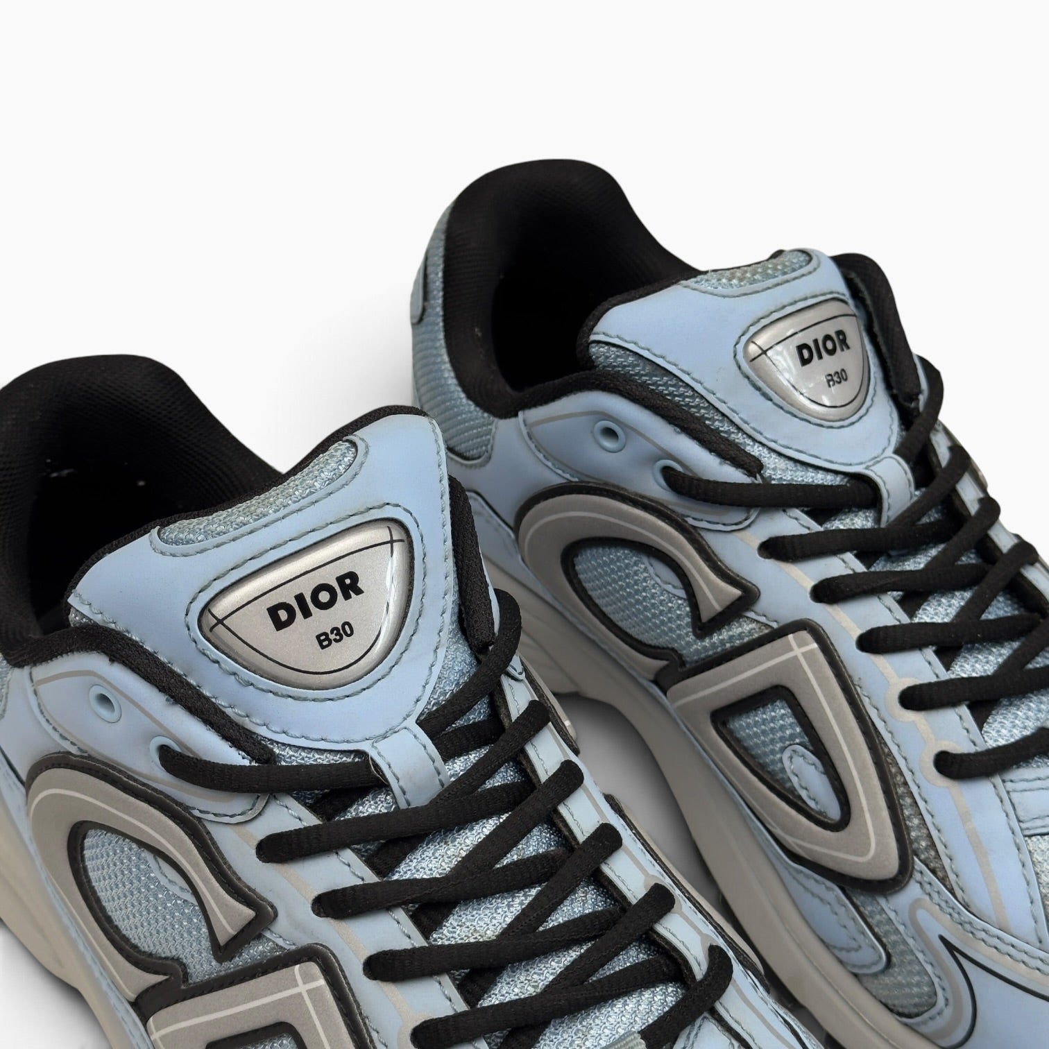 DIOR B30 MESH LOW TOP SNEAKER BLUE / GREY 41 / UK7