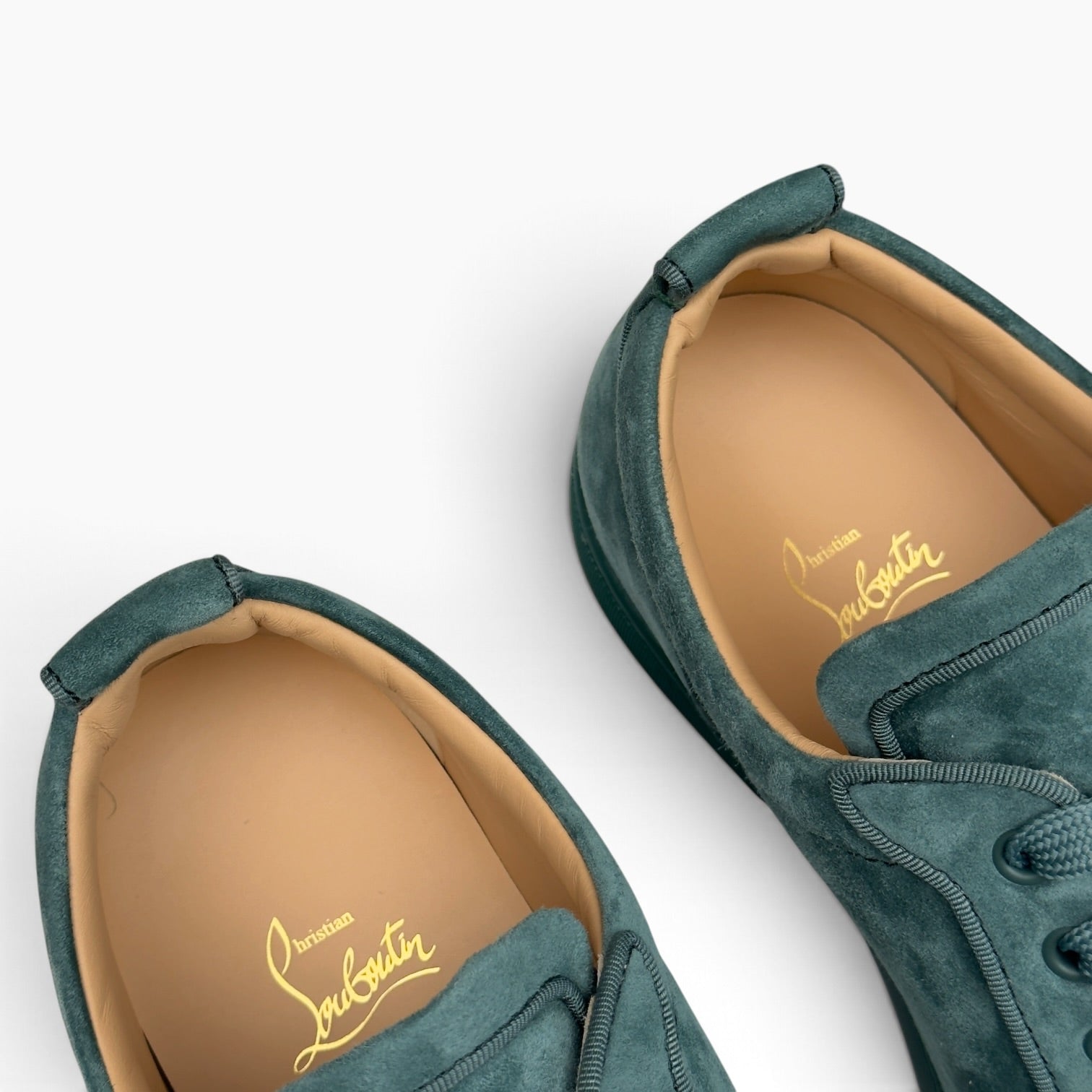 CHRISTIAN LOUBOUTIN RANTULOW ORLATO SUEDE SNEAKER VERVEINE 44 / UK10