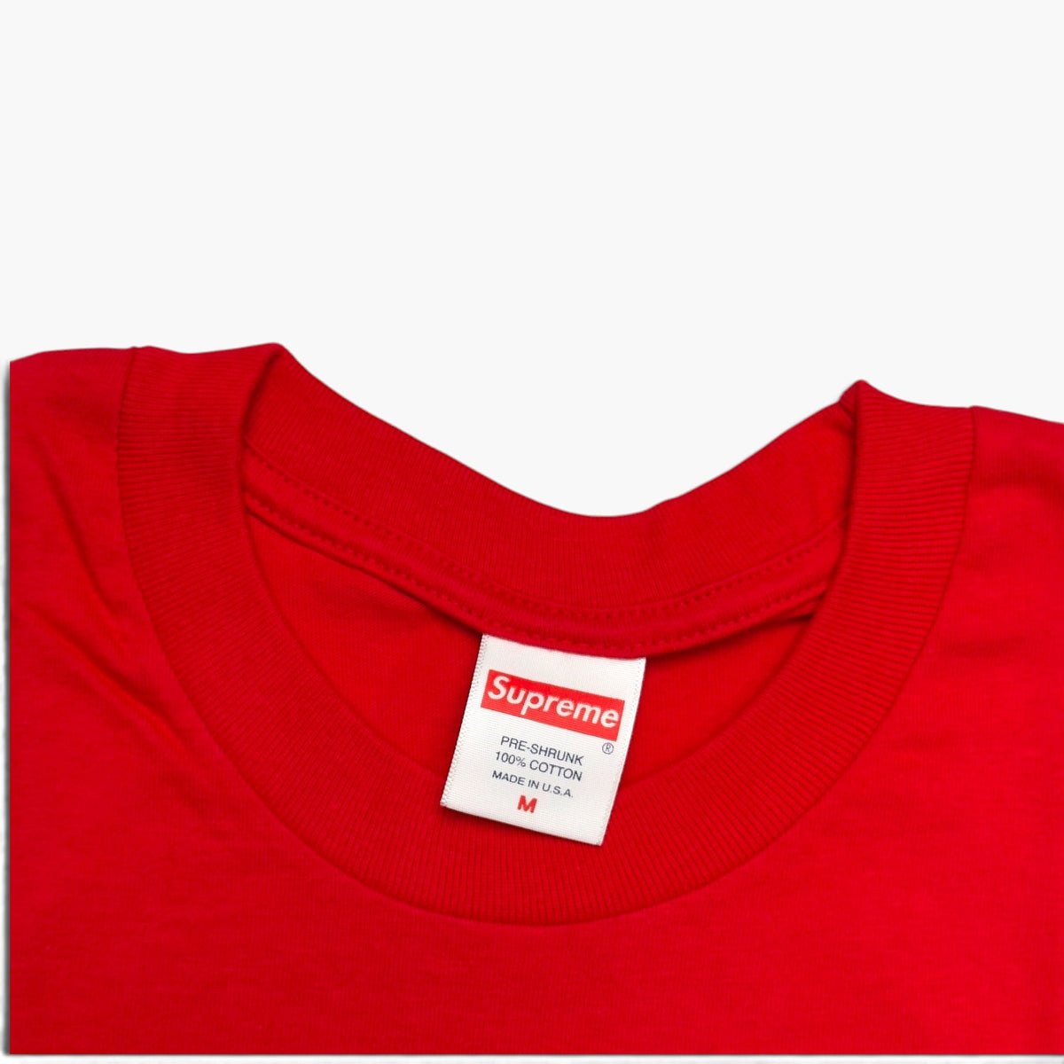 SUPREME CHROME LOGO T-SHIRT RED M