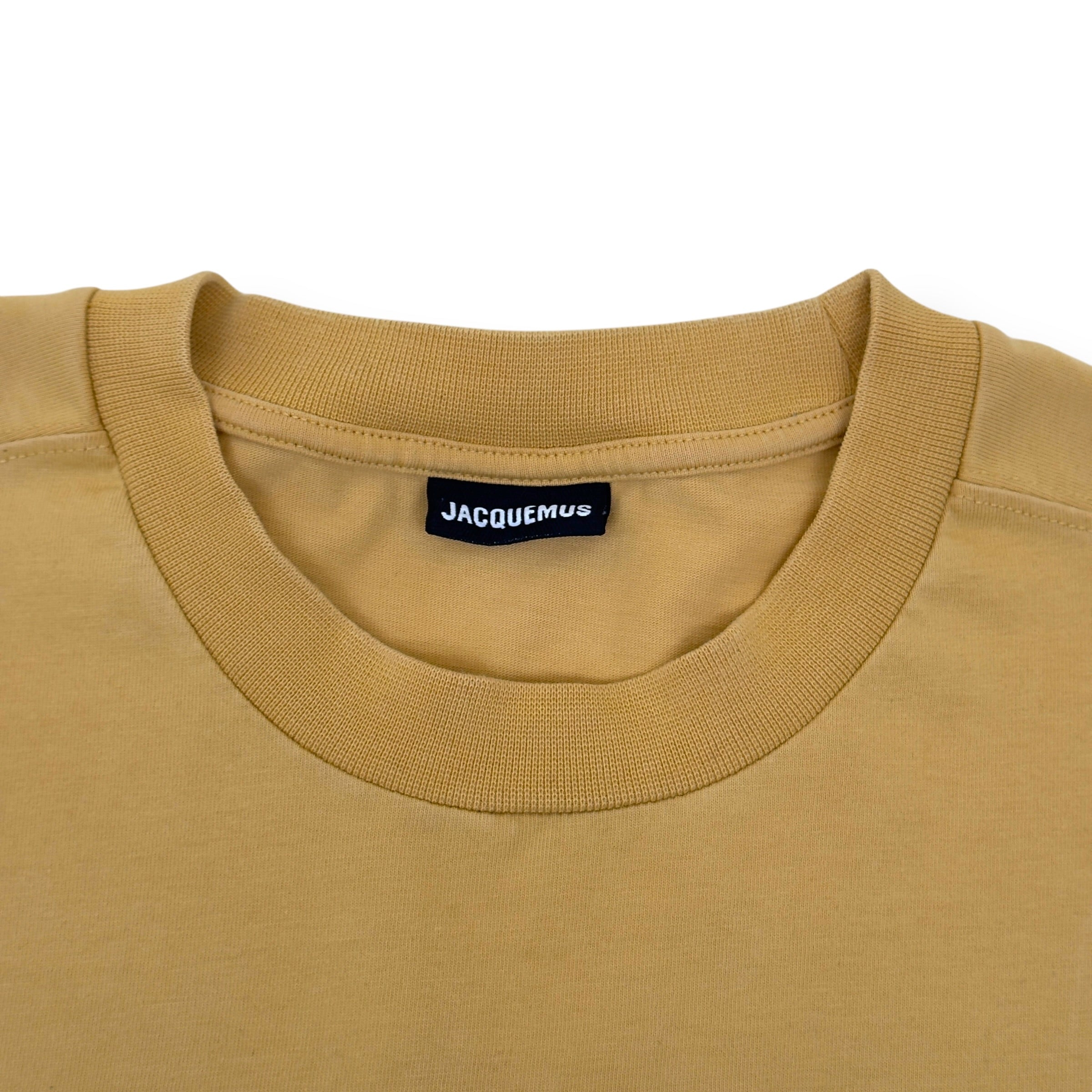 JACQUEMUS LE T-SHIRT DESENHO DAISY LONG-SLEEVE T-SHIRT YELLOW XXL