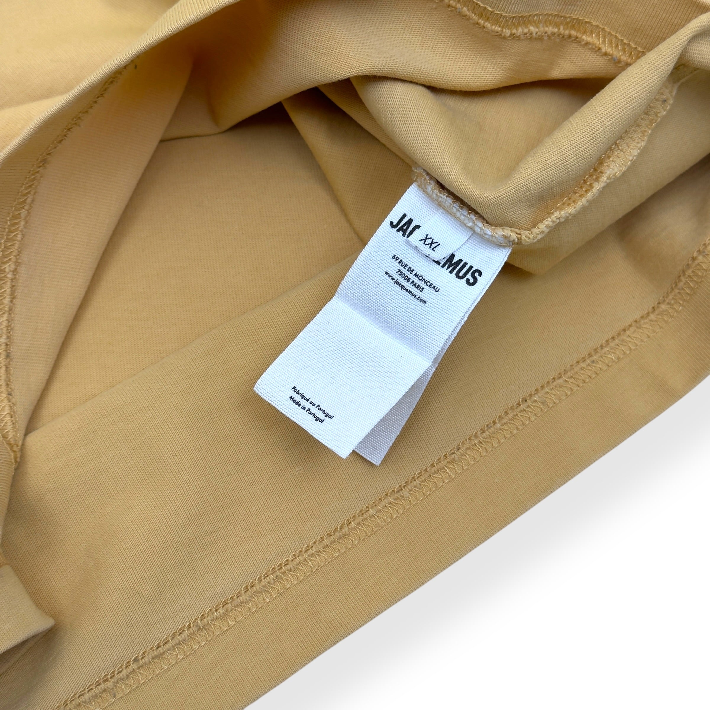 JACQUEMUS LE T-SHIRT DESENHO DAISY LONG-SLEEVE T-SHIRT YELLOW XXL