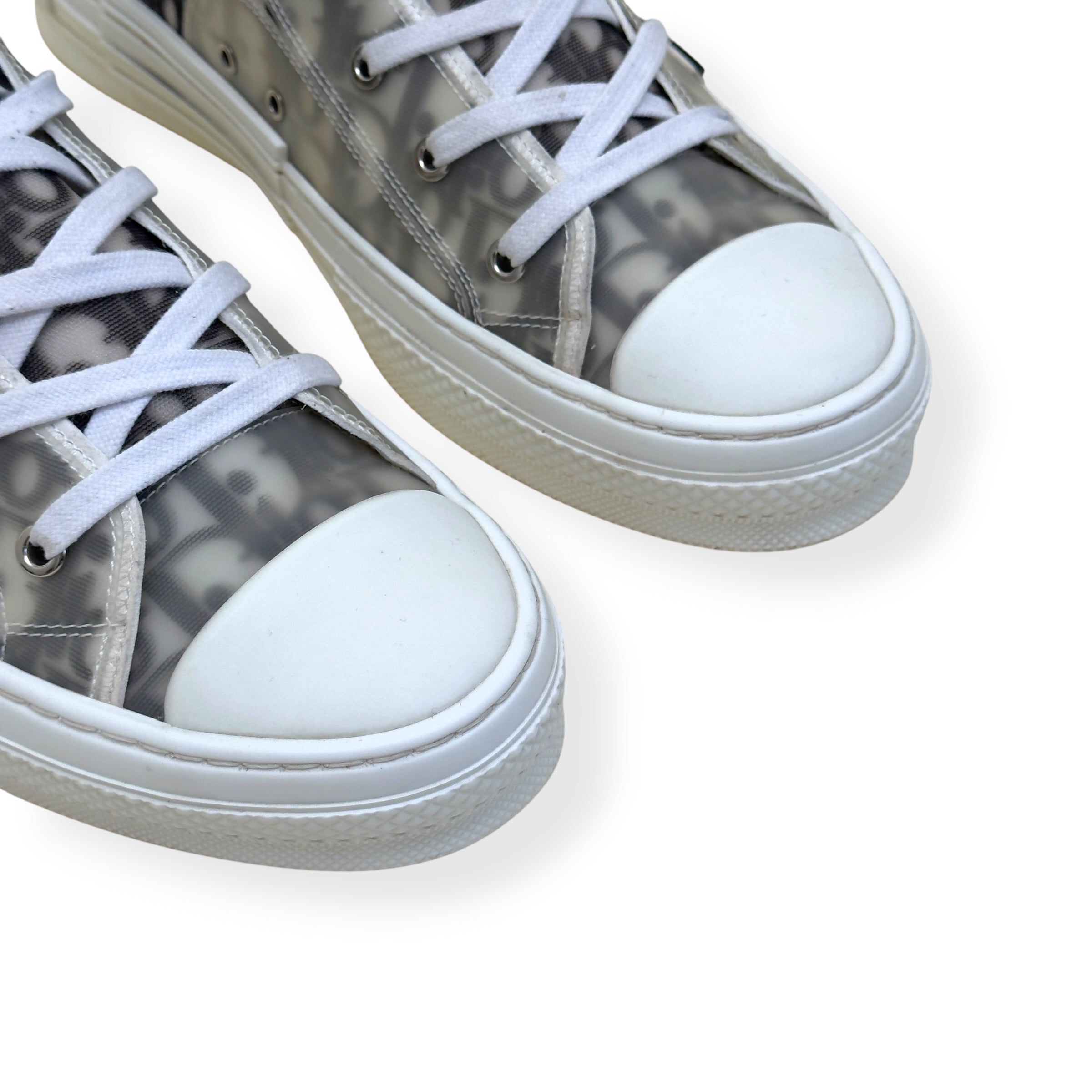 DIOR B23 OBLIQUE HIGH-TOP SNEAKER BLACK / WHITE 44 / UK10