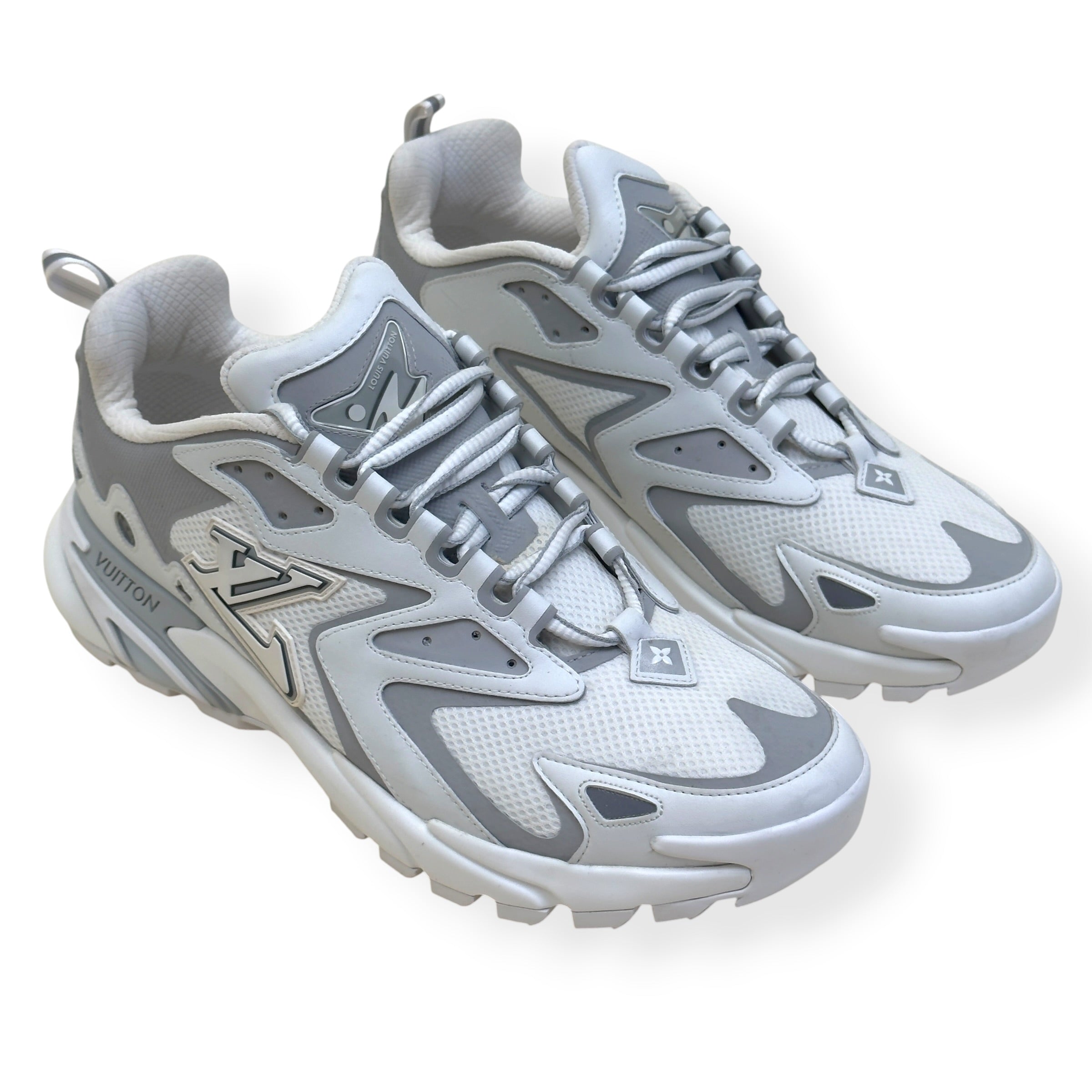 LOUIS VUITTON LV RUNNER TATIC SNEAKER WHITE UK10